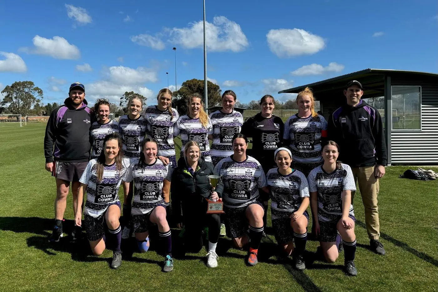 MINOR PREMIERS: Cowra Girls Soccer team has clinched the minor premiership 16 points clear of second place. Photo supplied.