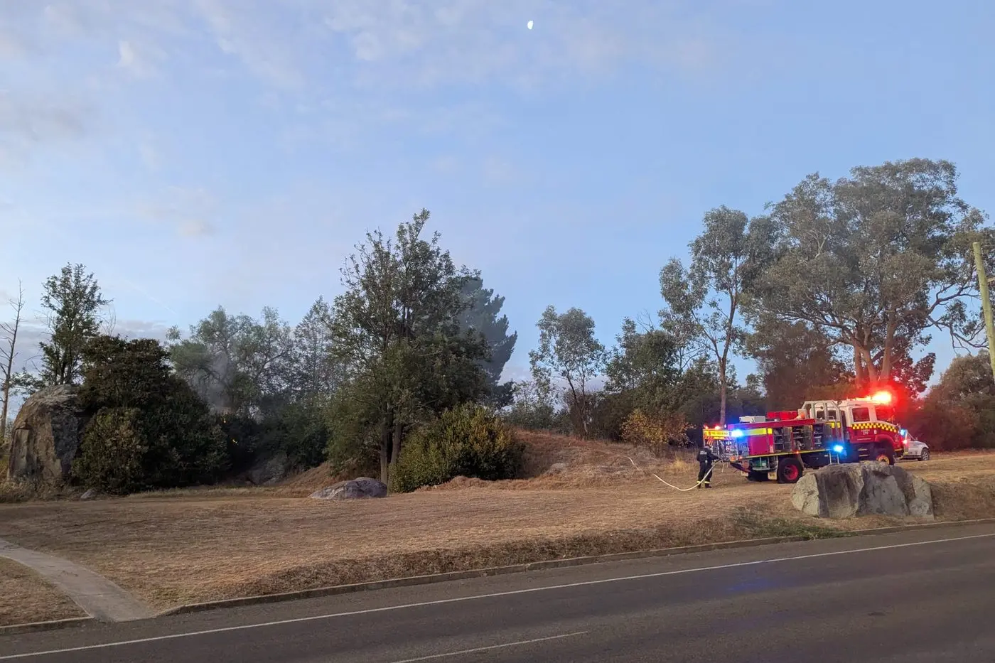 The fire was extinguished quickly by FRNSW personnel.