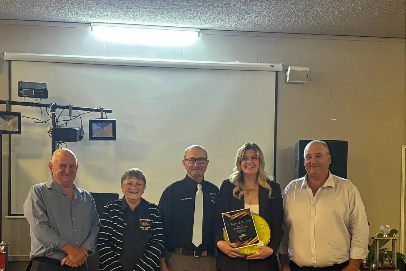 CLUB PLAYER OF THE YEAR: Canowindra Tigers Alicia Earsman was announced as Club Player of the Year. Photo supplied.