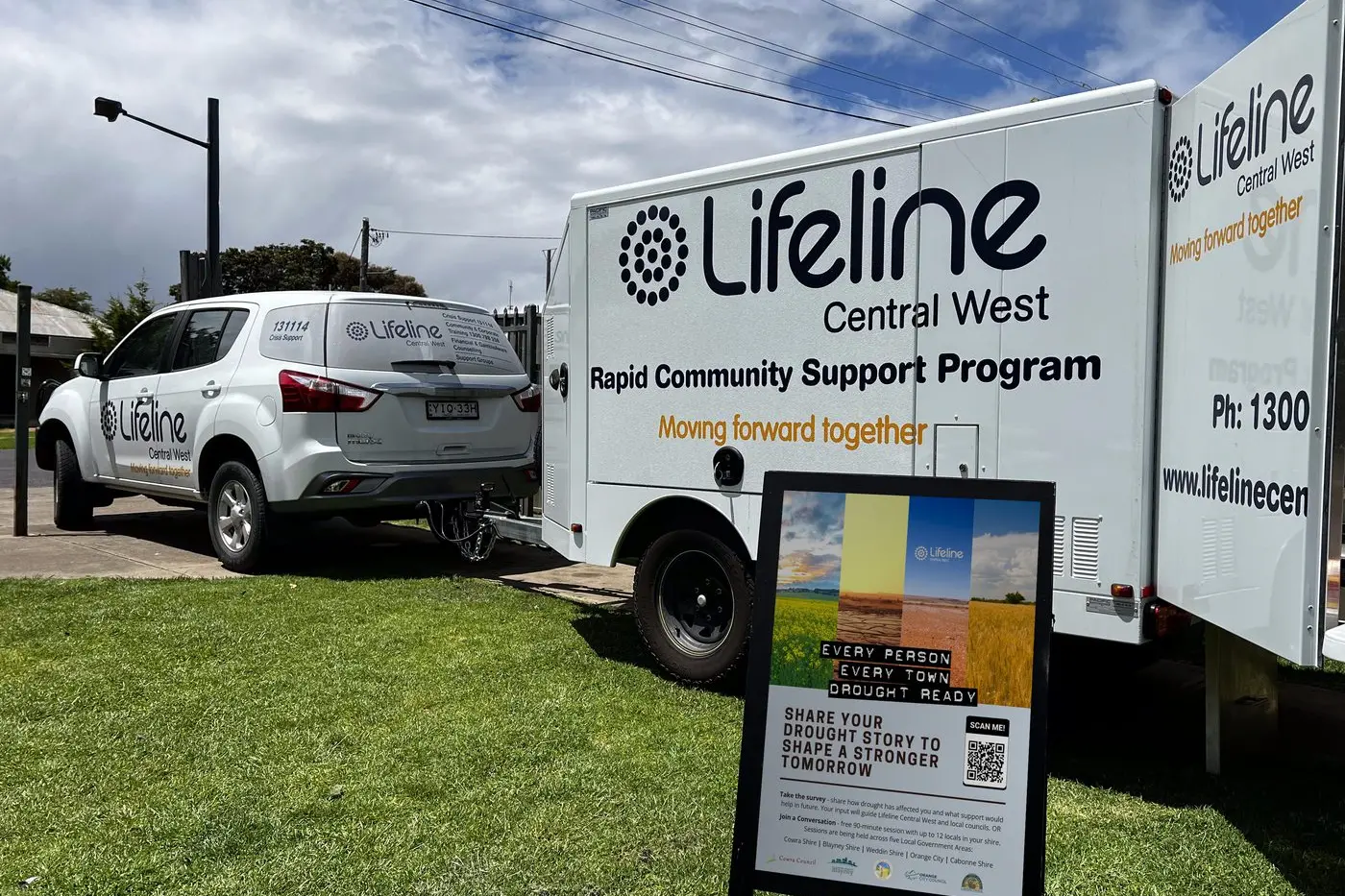 Lifeline Central West are travelling across Blayney, Cabonne, Cowra, Orange and Weddin to talk about their Regional Drought Resilience Planning program.