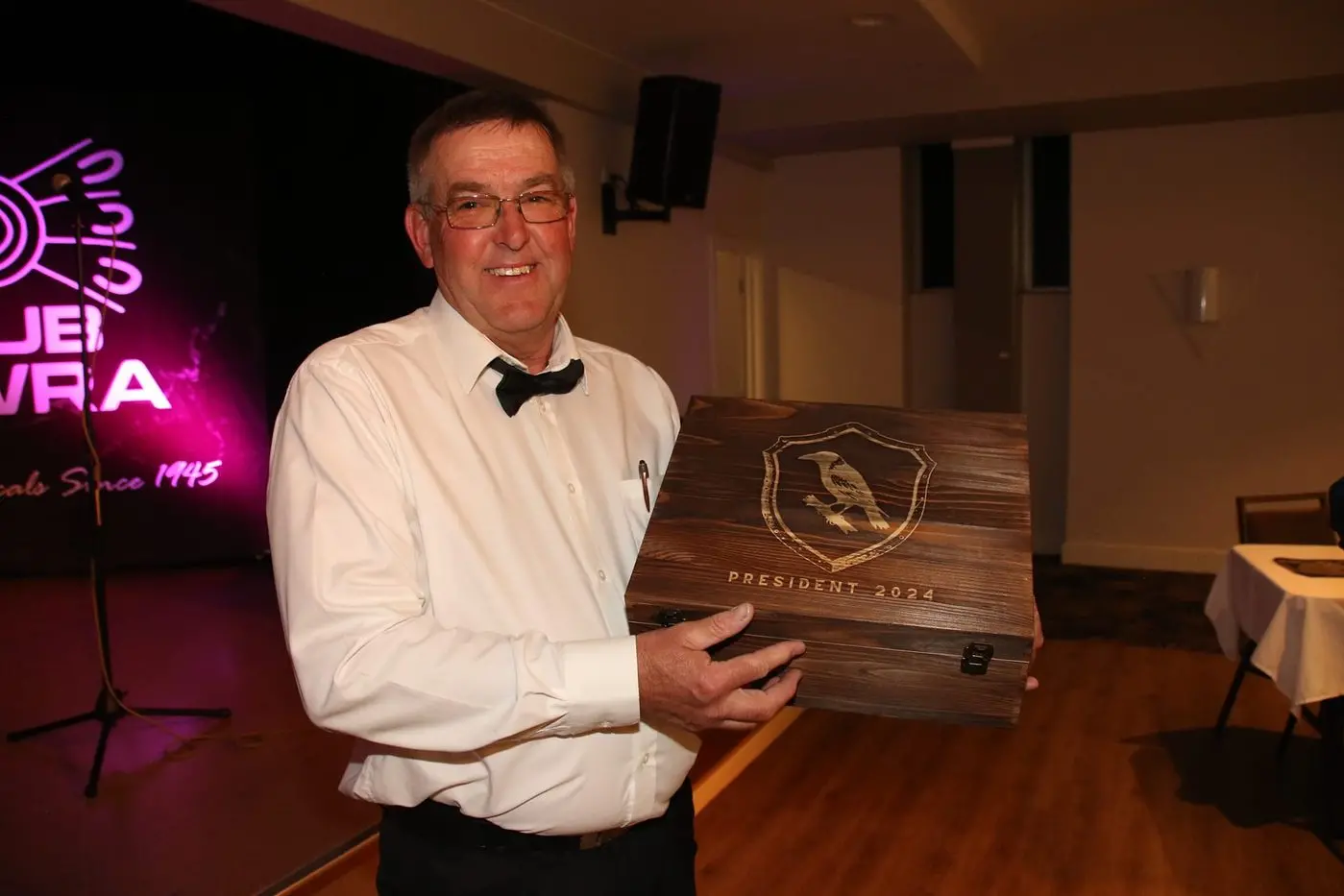 Magpies Club President, Bruce Wallace