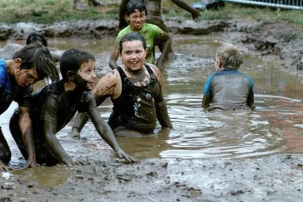 The mud pit has always been a popular attraction at the Cowra New Year\\'s Eve Beach Party.