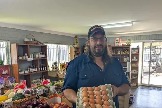 Jason Galea of Galea\\'s fruit and Veg, who along with Sarah Galea have been recognised for their work.