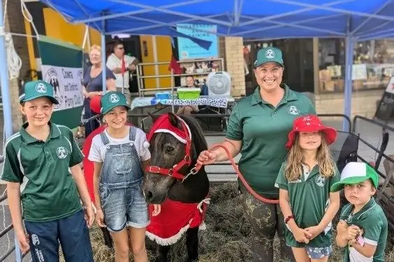 Cowra and District Pony Club at the Christmas festival of 2024. 
