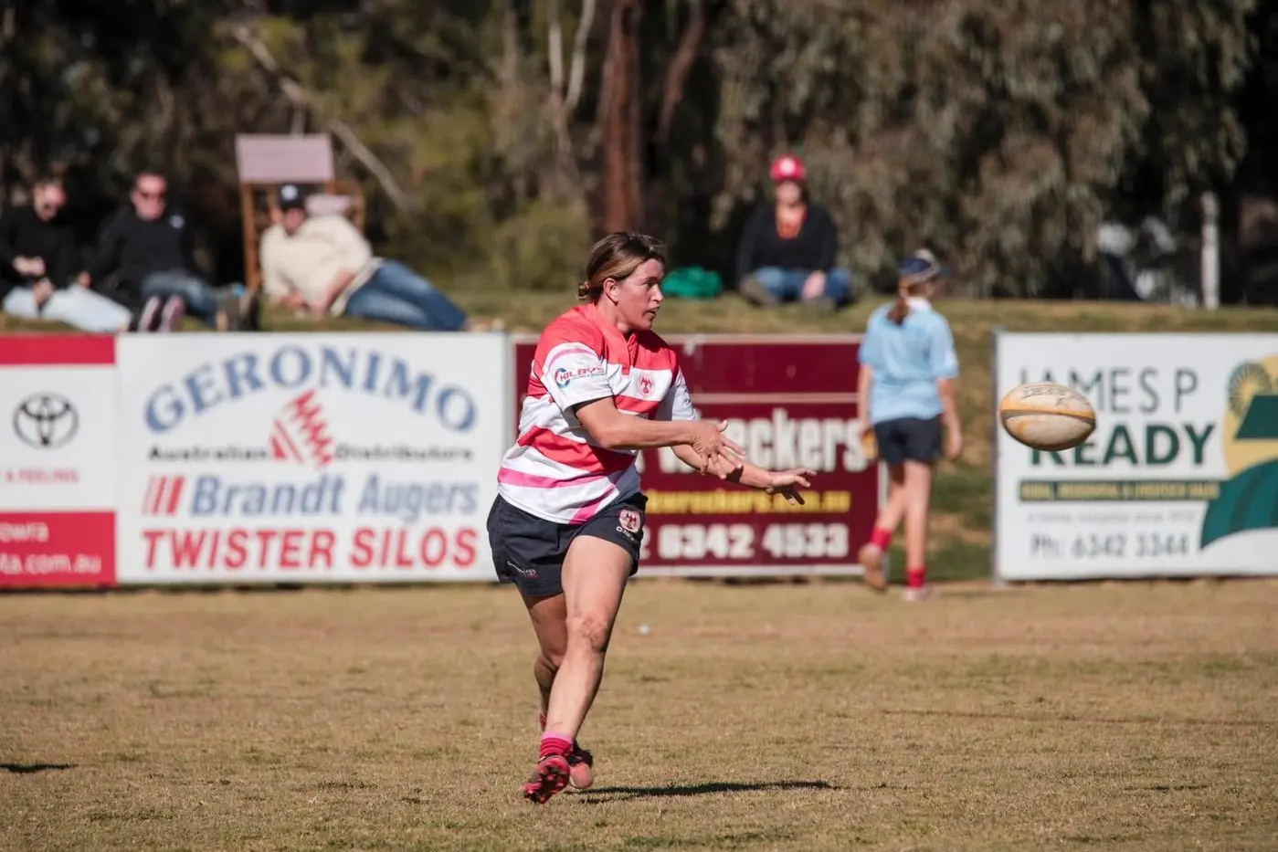 Jamie Amos playing previously for the Cowra Eagles
