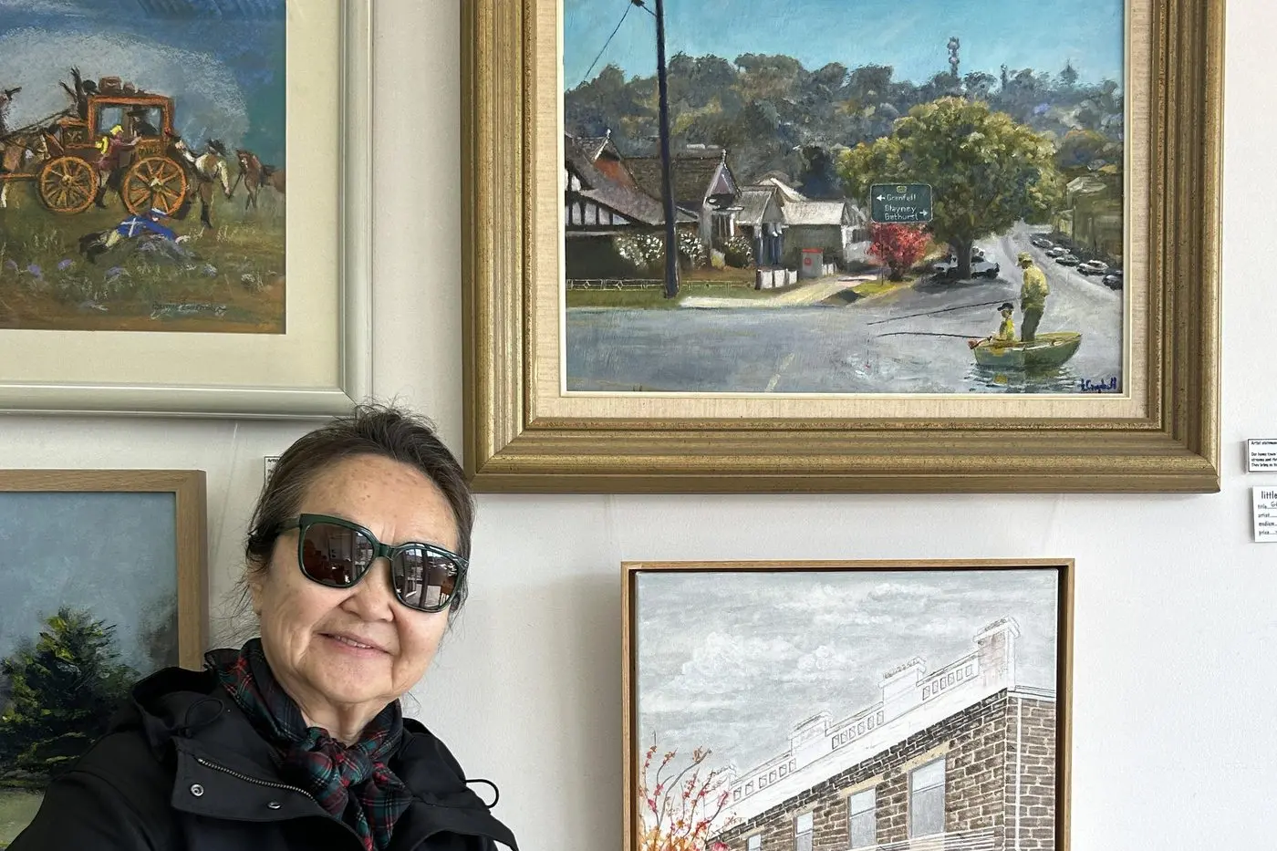 Claire-Erdene-Gerele with her entry \"Gingerbird\".