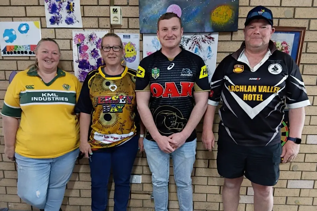 Deanne, Tamsin, John, and Scott.