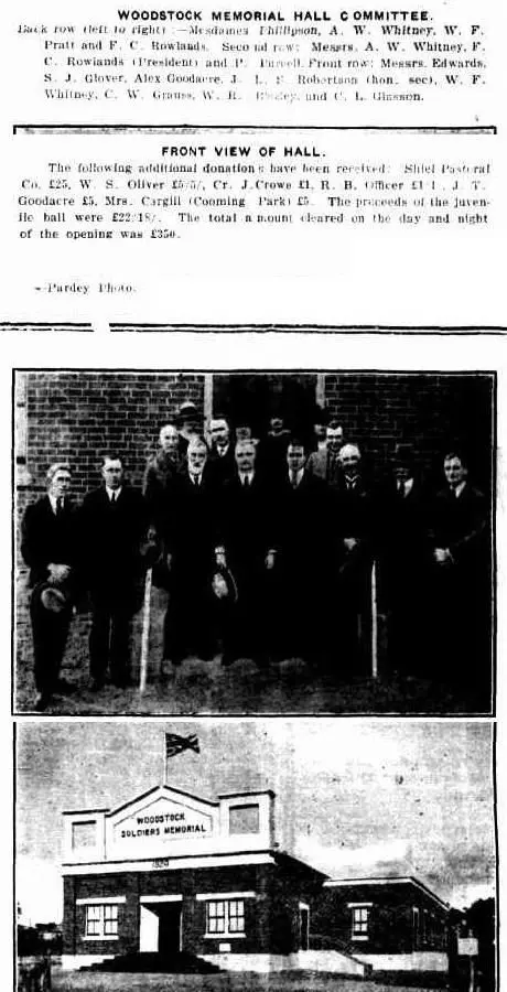 The inaugural ball, held in in May 1925 brought in \\u00A322, with a full days fundraising bringing in a total of \\u00A3350, equivalent to more than $35,000 today.