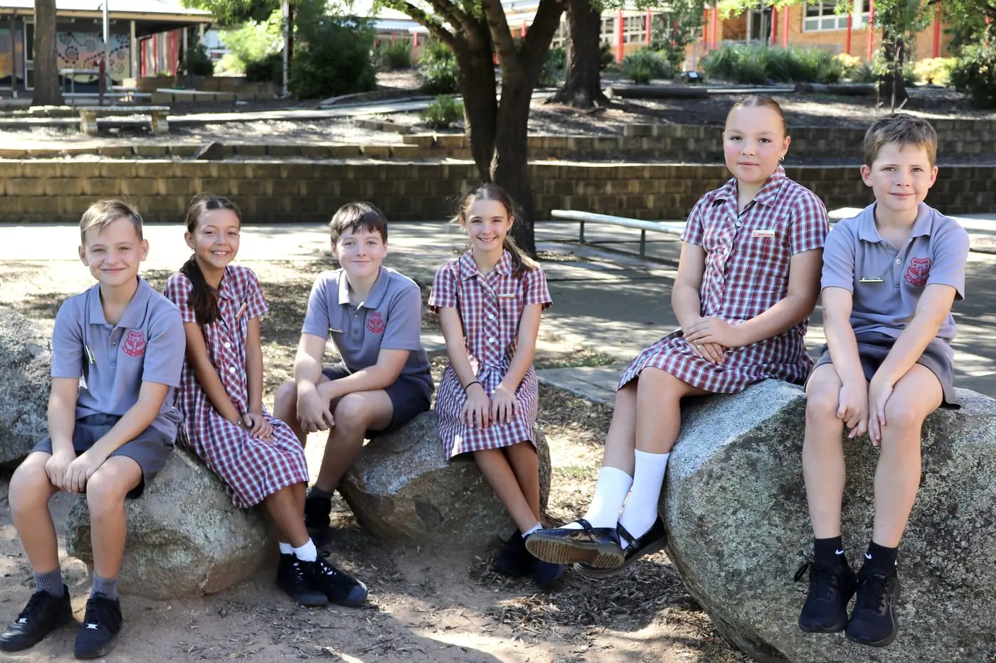 The student leadership team at Mulyan School.