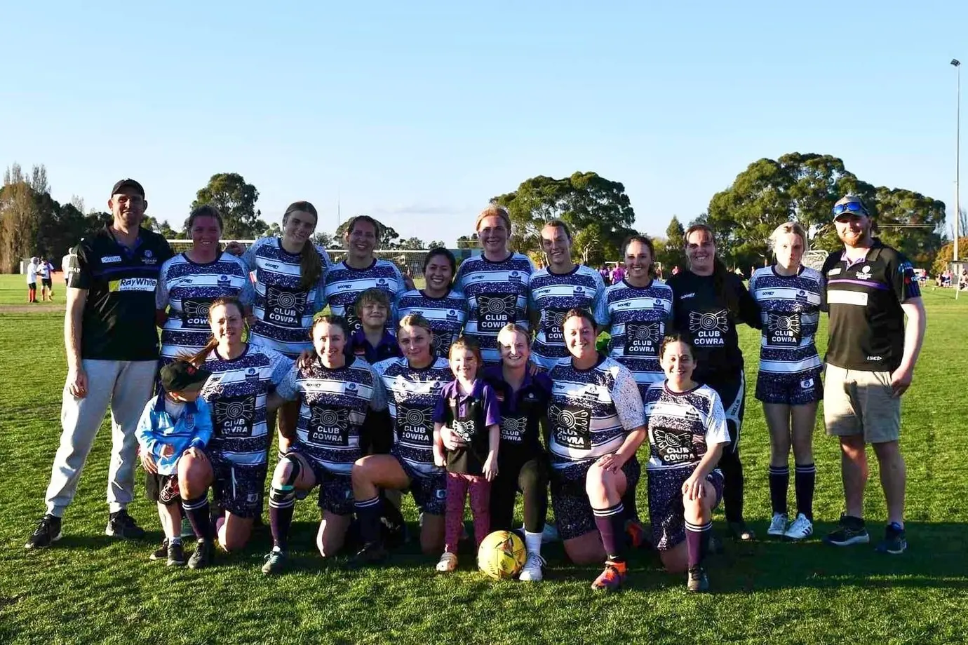 UNDEFEATED: The Cowra Girls A-Grade Soccer team not only won the title last weekend but went through the year undefeated as well. Photo courtesy of Cowra Soccer Club.