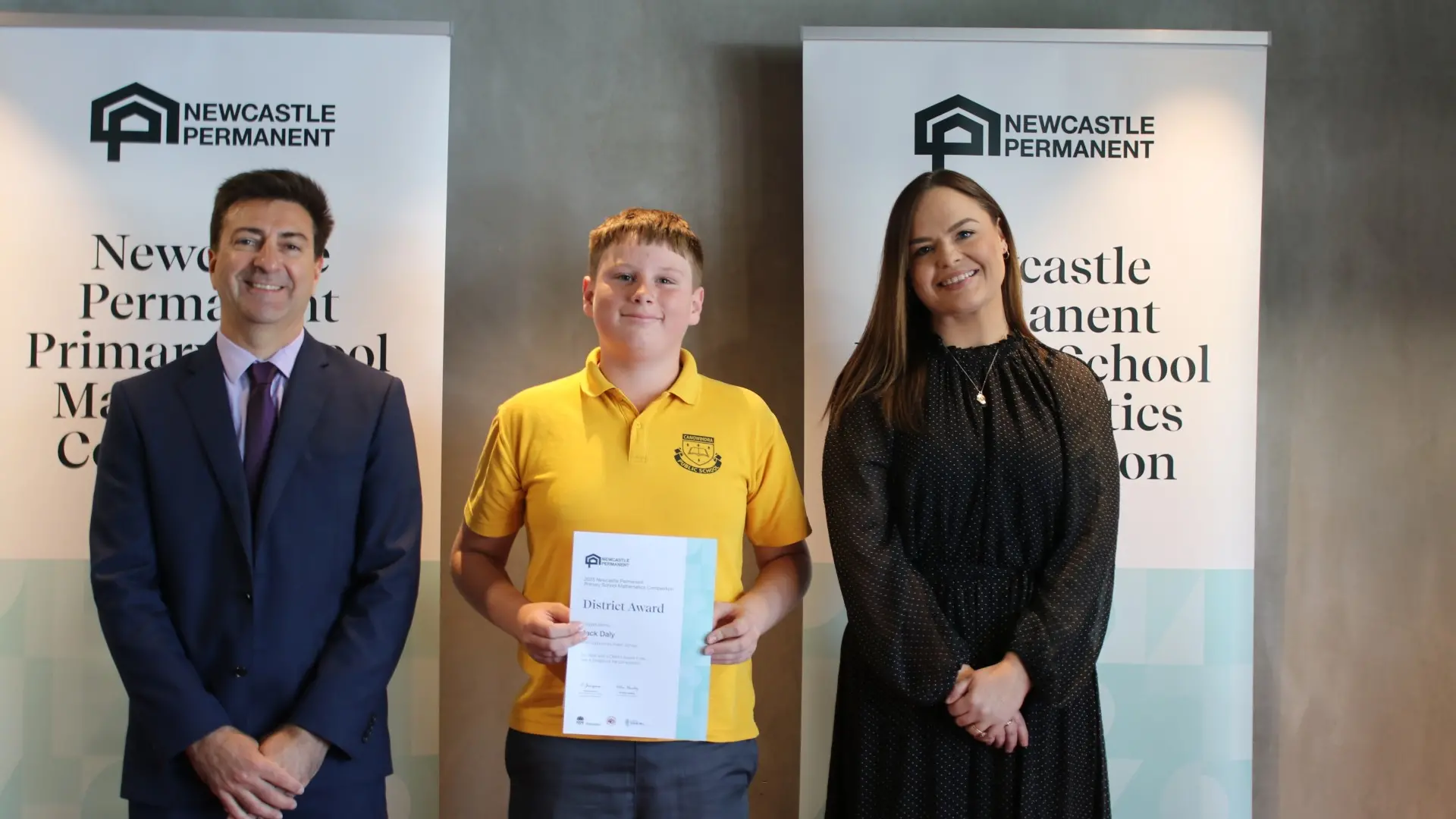 Jack Daly squared away a District Award