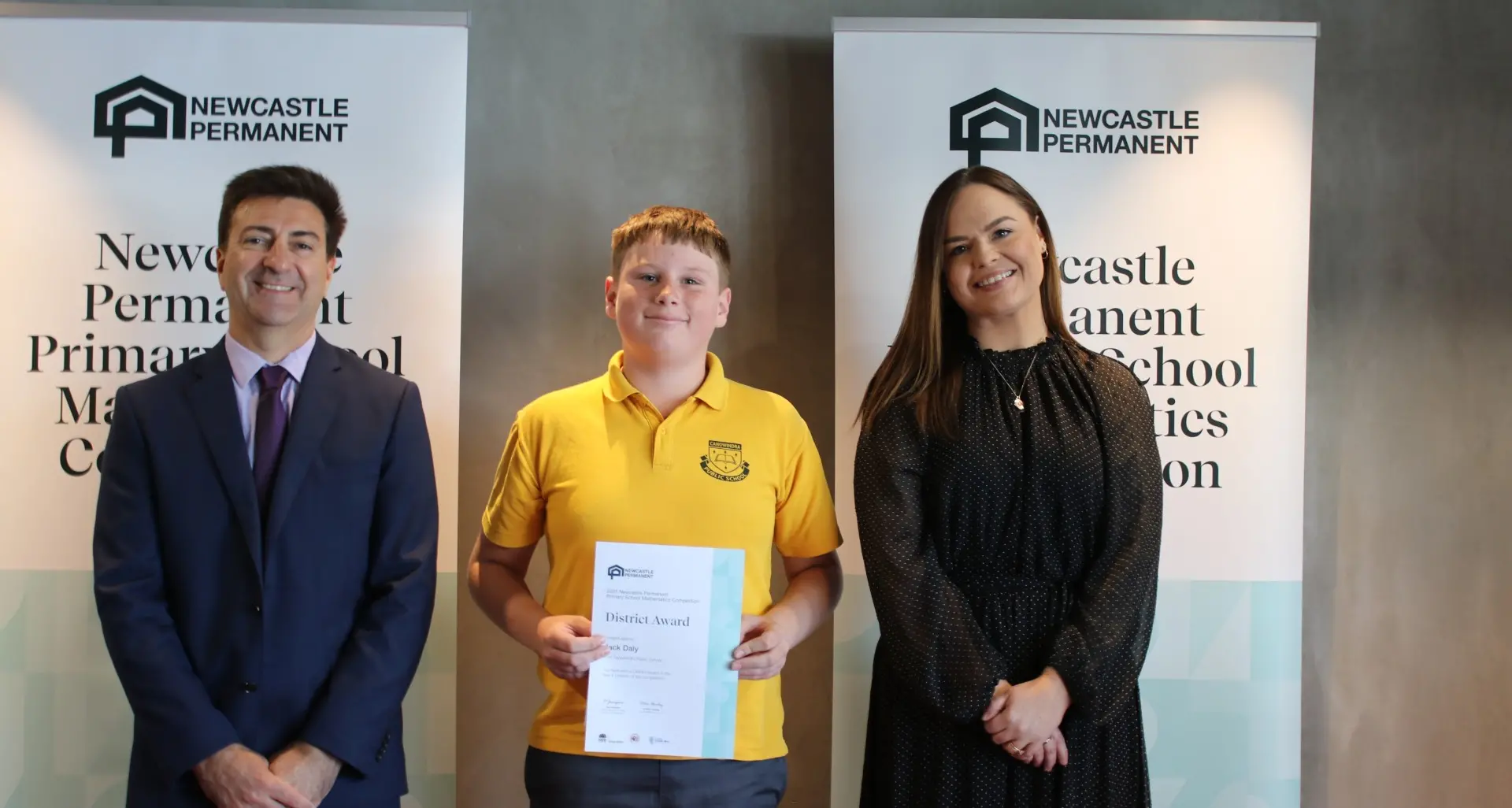 Jack Daly squared away a District Award