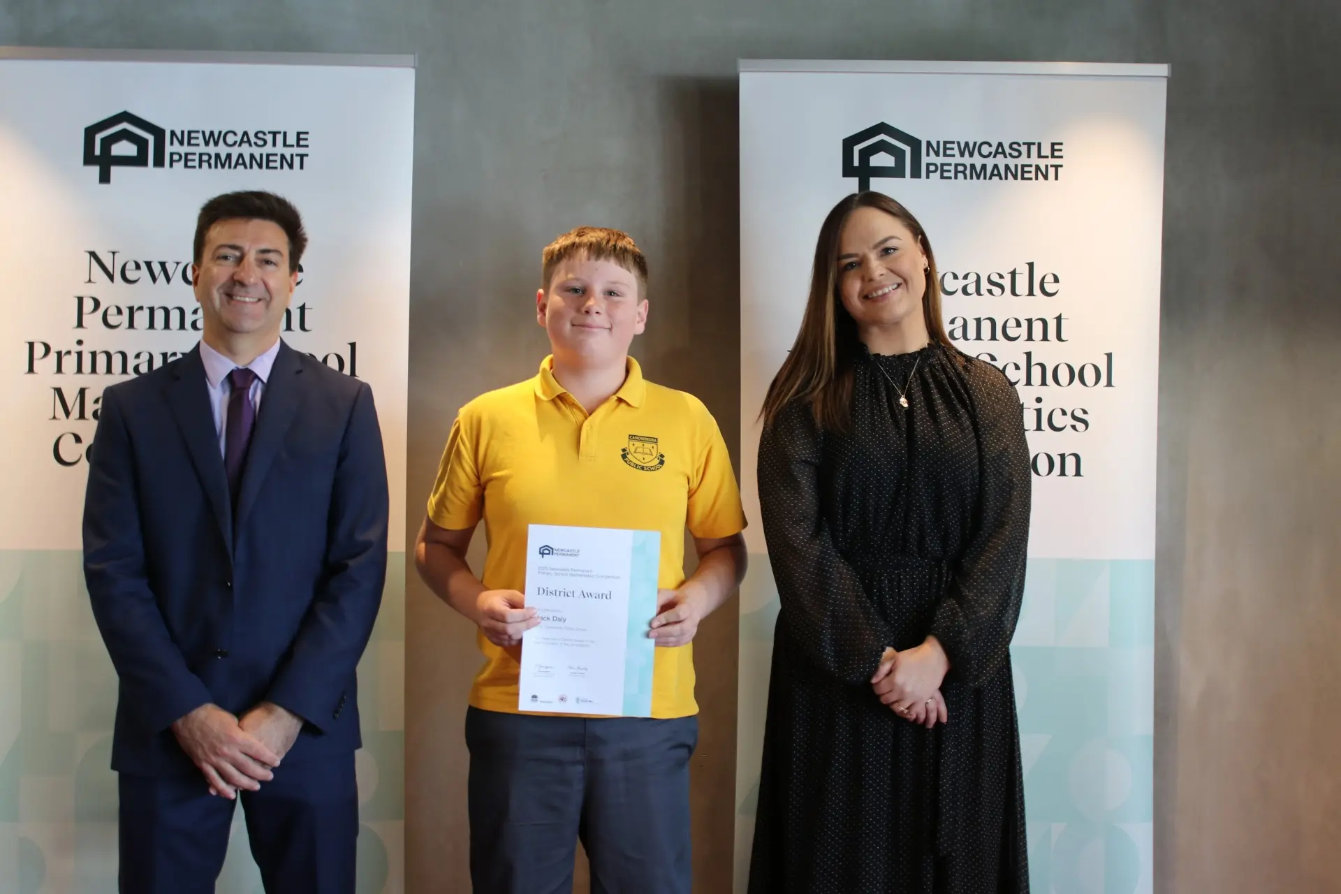 <p>Jack Daly receiving his award.</p>\\n