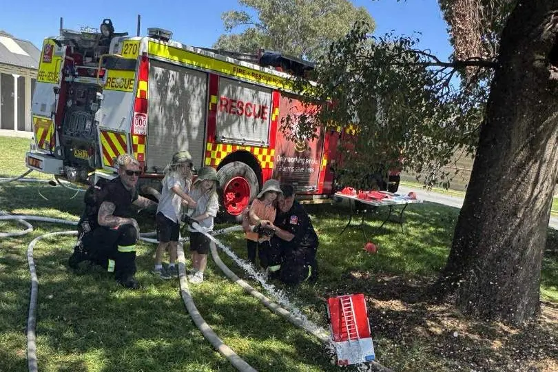 <p>Cowra Fire and Rescue at the Cowra Show.</p>\\n