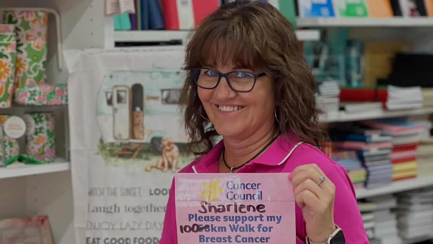 Every step counts for Sharlene