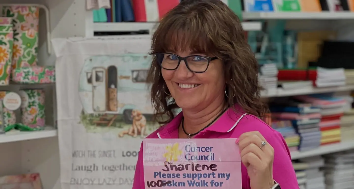 Every step counts for Sharlene