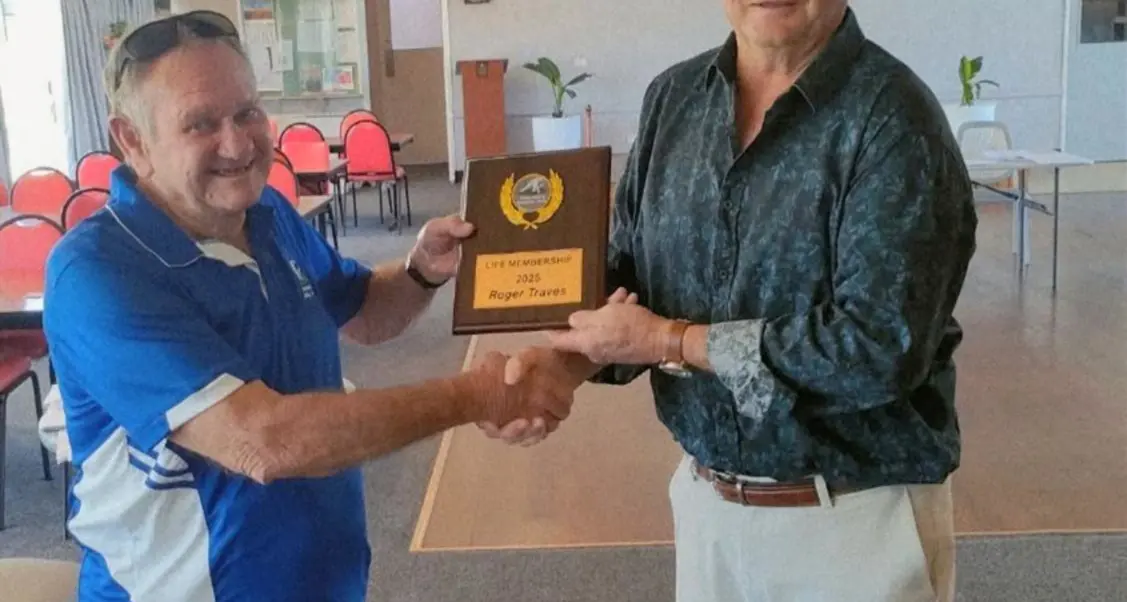 Roger's commitment to club recognised