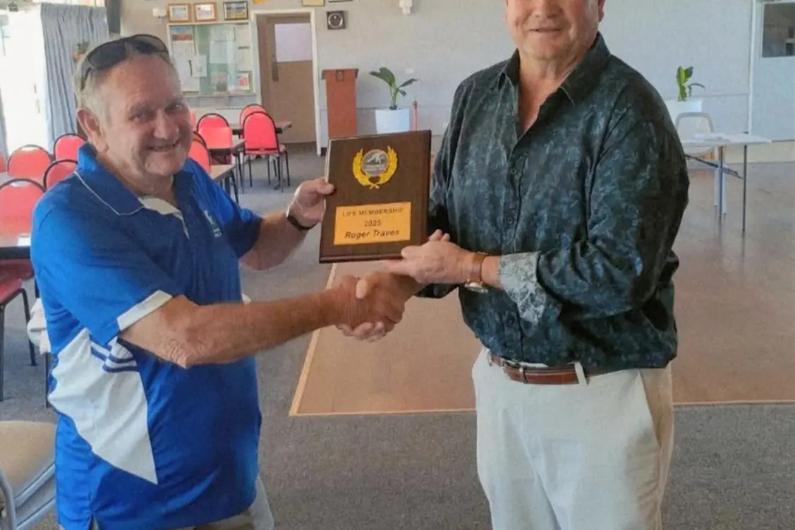 <p>Roger Traves has been made a life member of the Canowindra Bowling Club. PHOTO: Canowindra Bowling Club\\' Facebook page</p>\\n