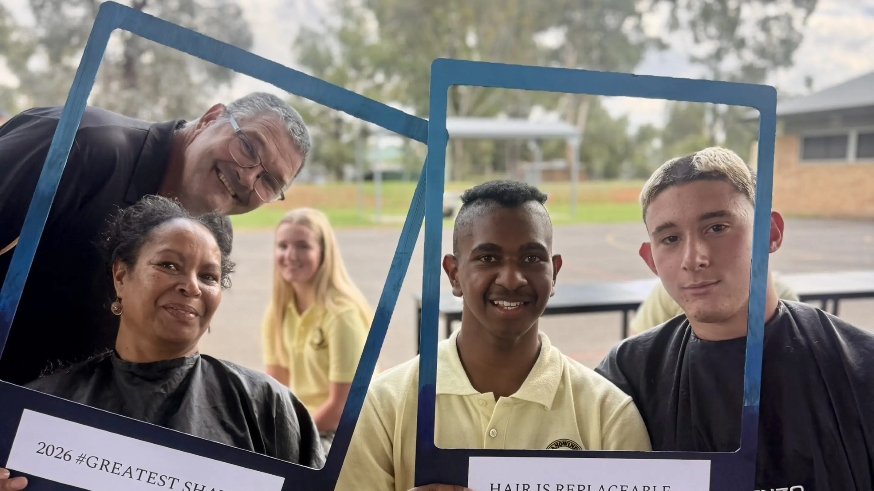 Big shave, bigger heart at Canowindra High