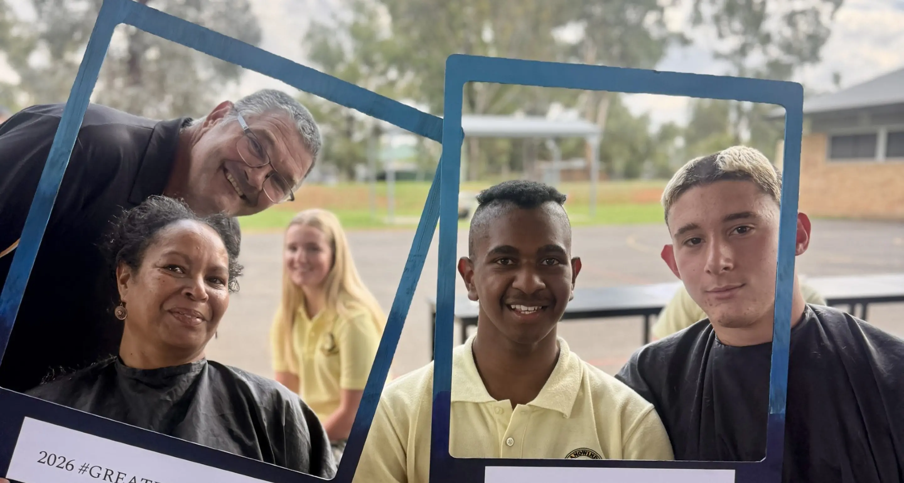 Big shave, bigger heart at Canowindra High