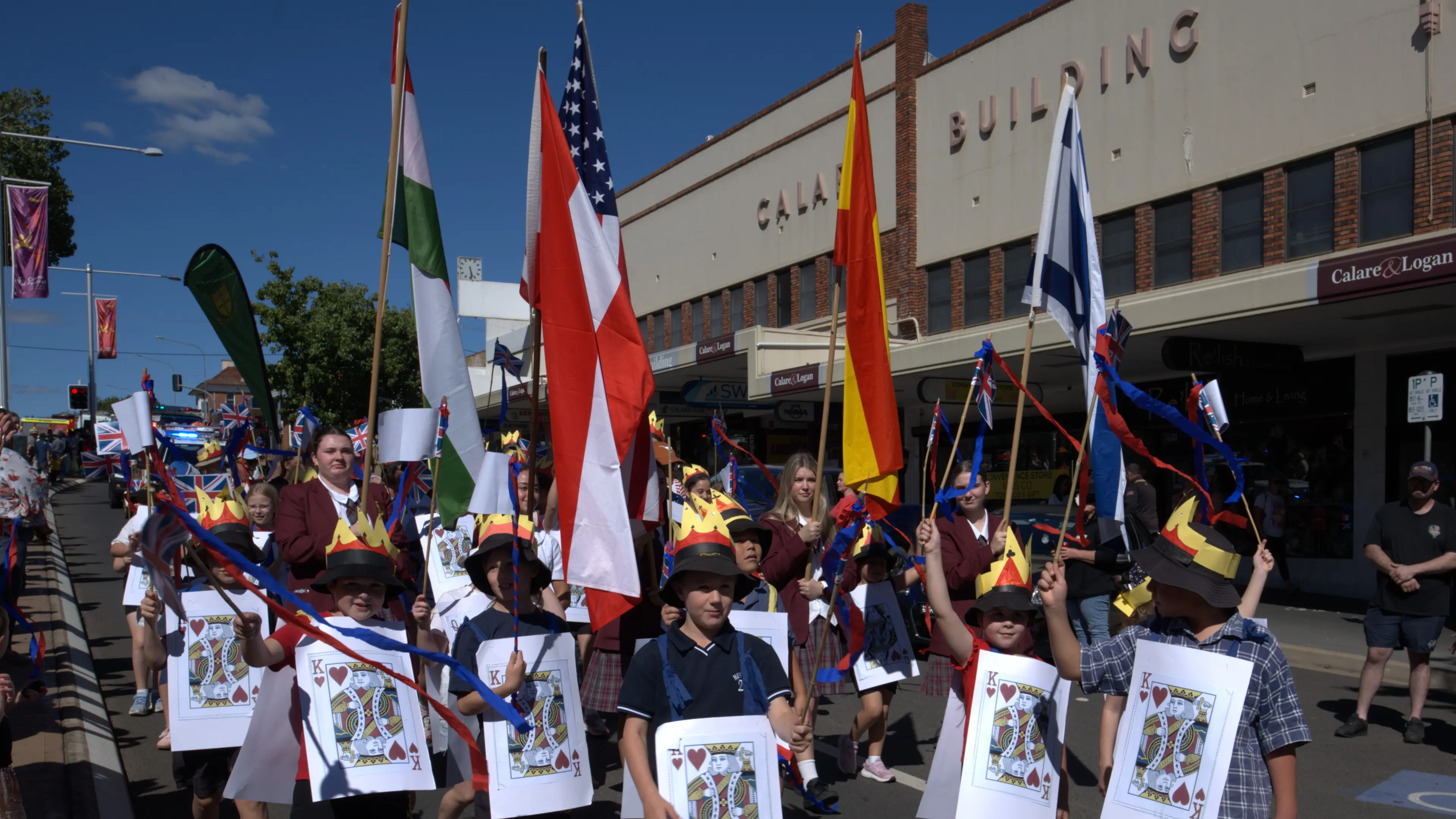 Parade of colour, fun