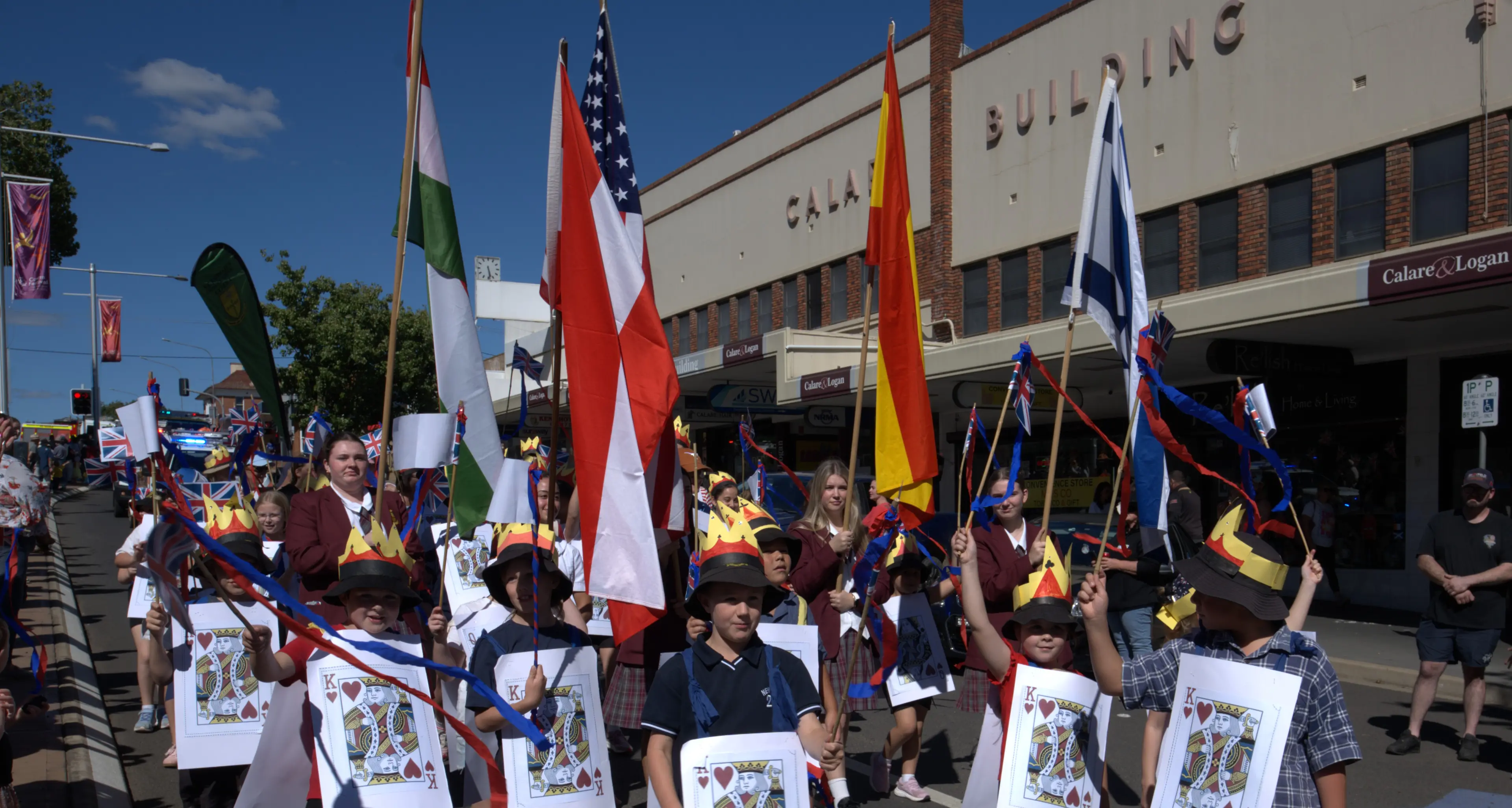 Parade of colour, fun