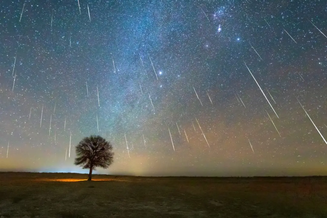 <p>A view of the 2025 Eta Aquarid Meteor Shower over Australia. They appear every 5 May. Although the Eta Aquarids can be quite spectacular, especially when there is no full Moon, they are not quite this spectacular. Because of the low light conditions and not knowing exactly when a meteor streak will appear, photographers often take long exposure photographs where the camera shutter is kept open for a relatively long time, capturing multiple streaks in the one photograph. PHOTO: escape.com.au</p>\\n