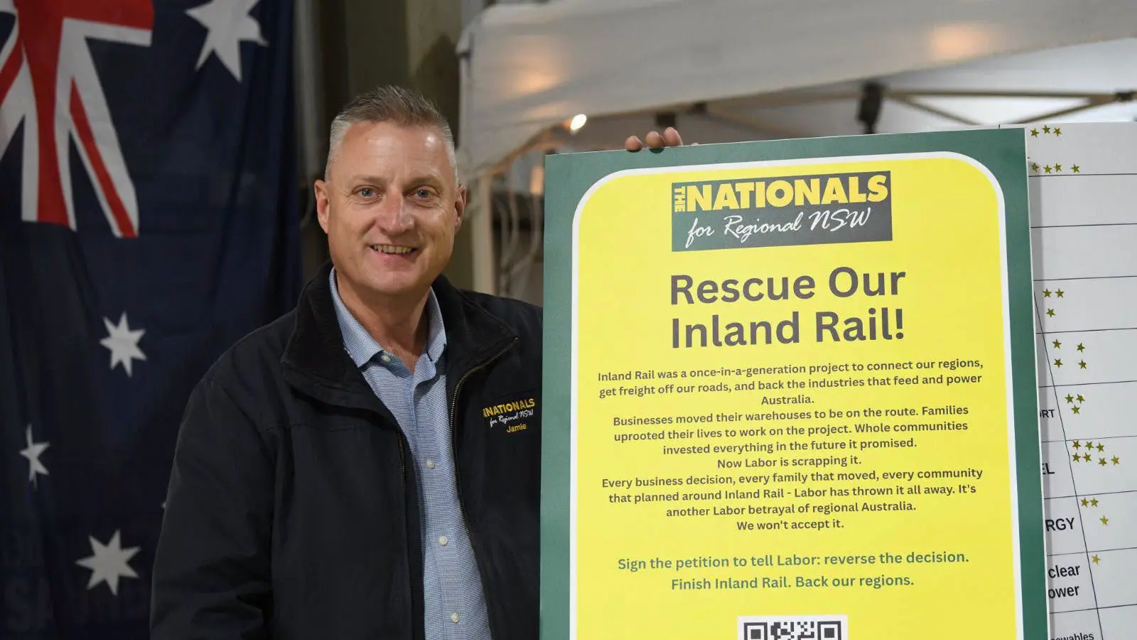 Chaffey: Sign petition to reverse Inland Rail decision