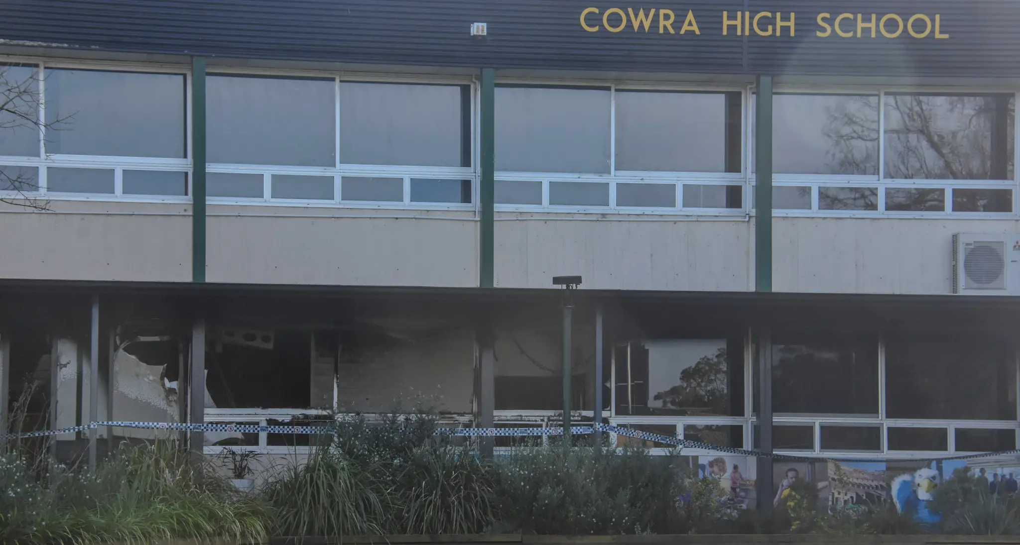 Alleged arson filmed on camera