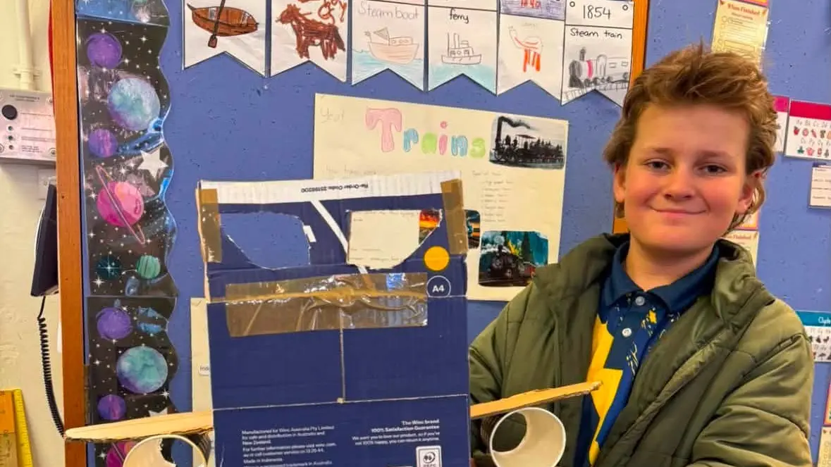 Cowra Public School students get creative with recycled transport designs