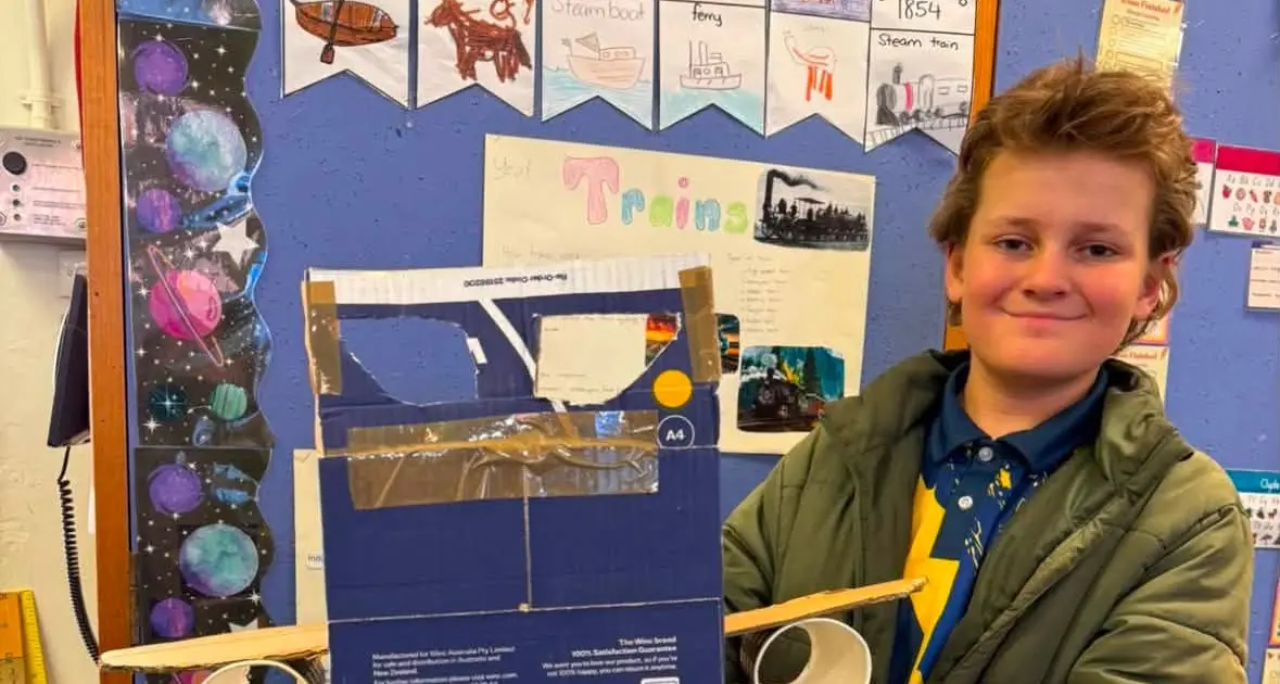 Cowra Public School students get creative with recycled transport designs