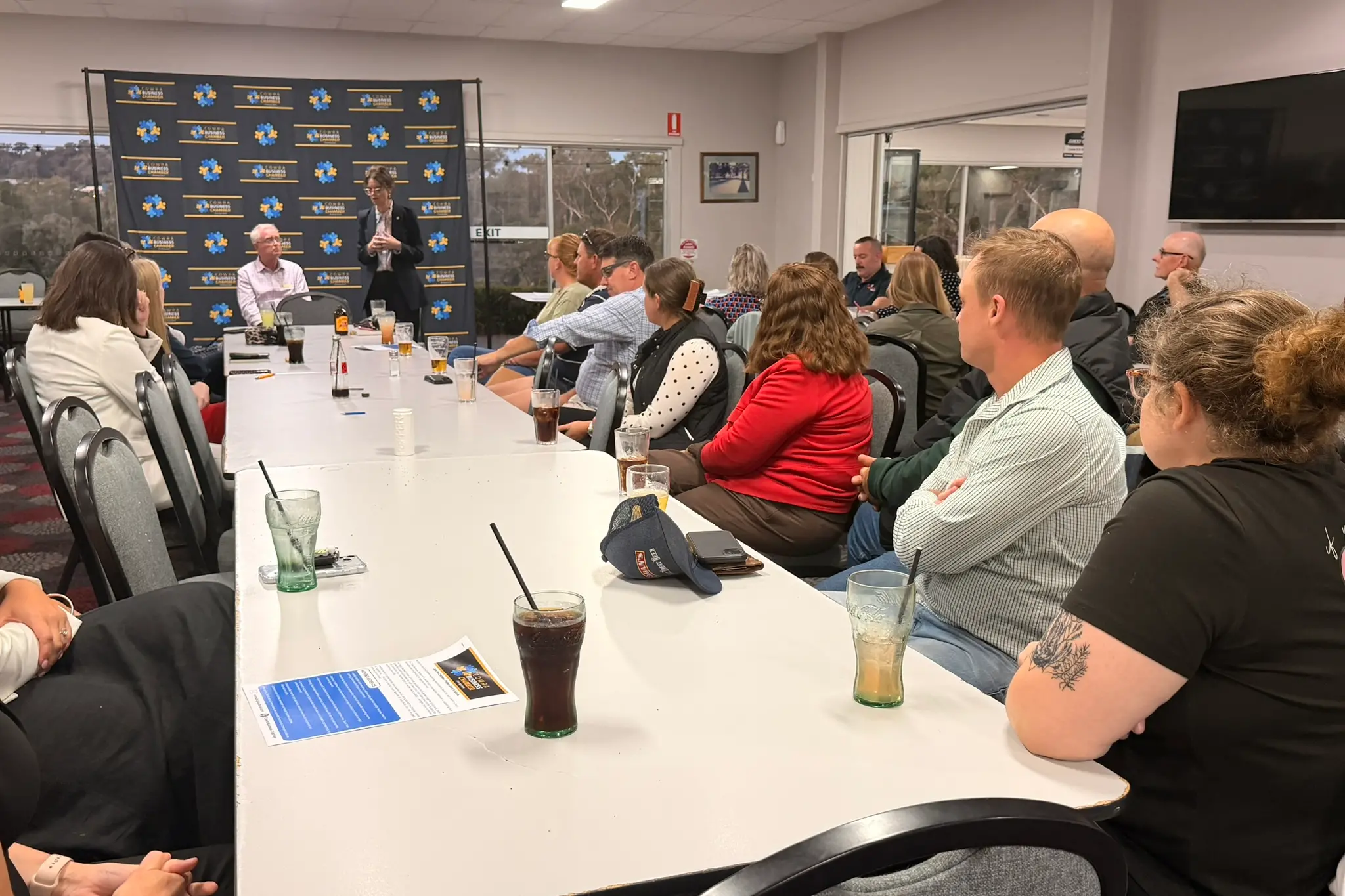 <p>One of the Chamber\\'s most recent events brought together local businesses with Member for Cootamundra Steph Cooke and Cowra Shire Mayor Paul Smith at the Cowra Golf Club. PHOTO: Claire Marshall</p>\\n