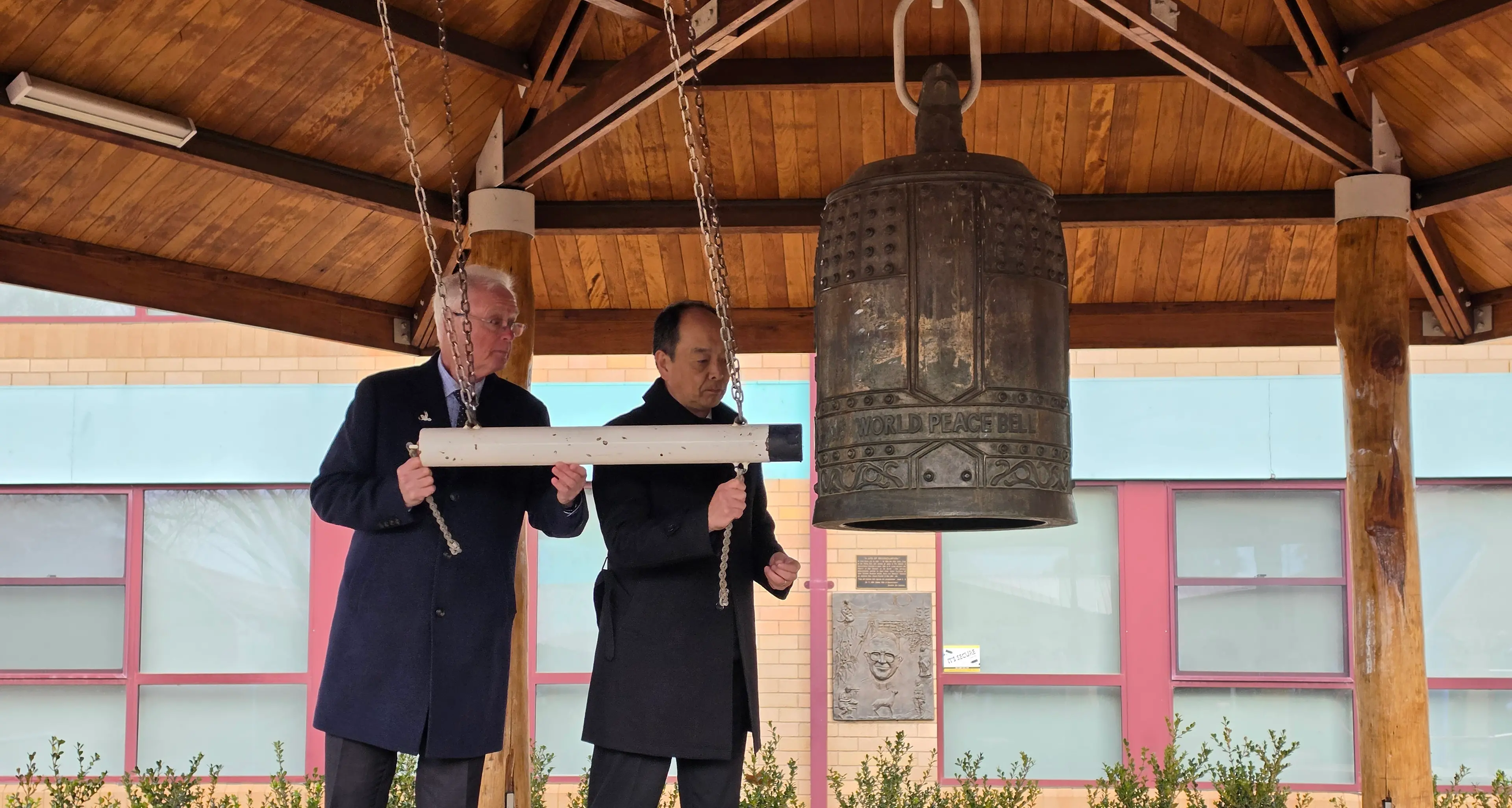 Peace bell rings for 82nd Cowra breakout anniversary