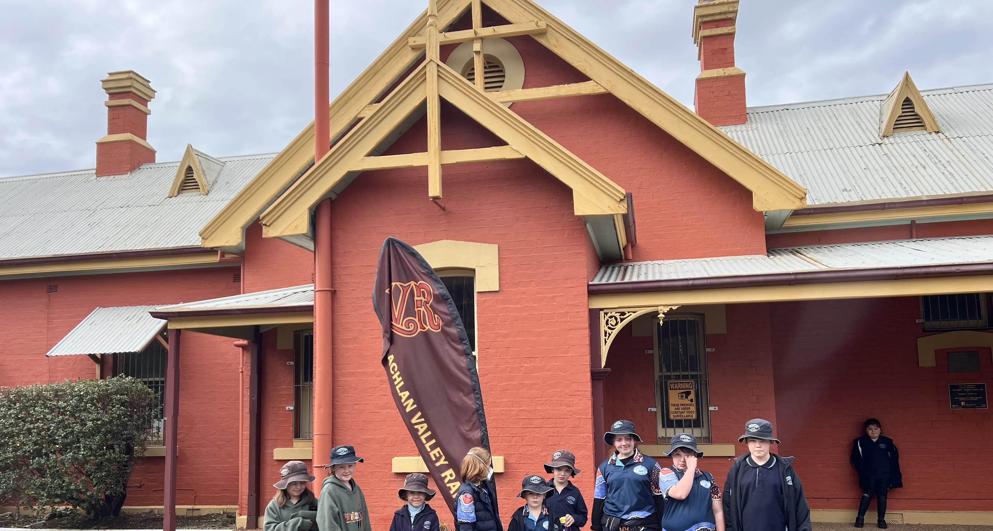 Rail safety message travels along Cowra railway line