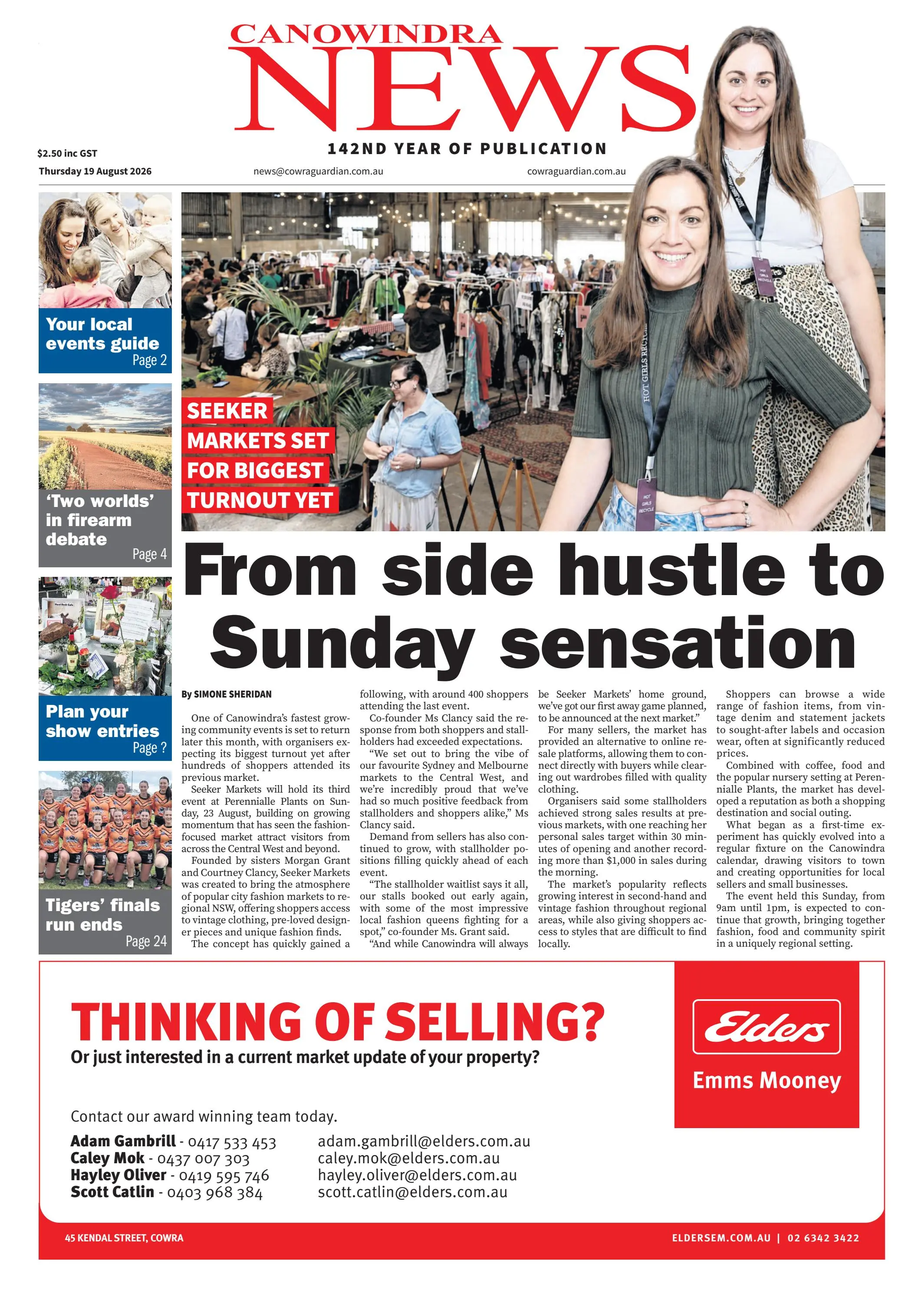 Canowindra News, Thursday, August 20, 2026
