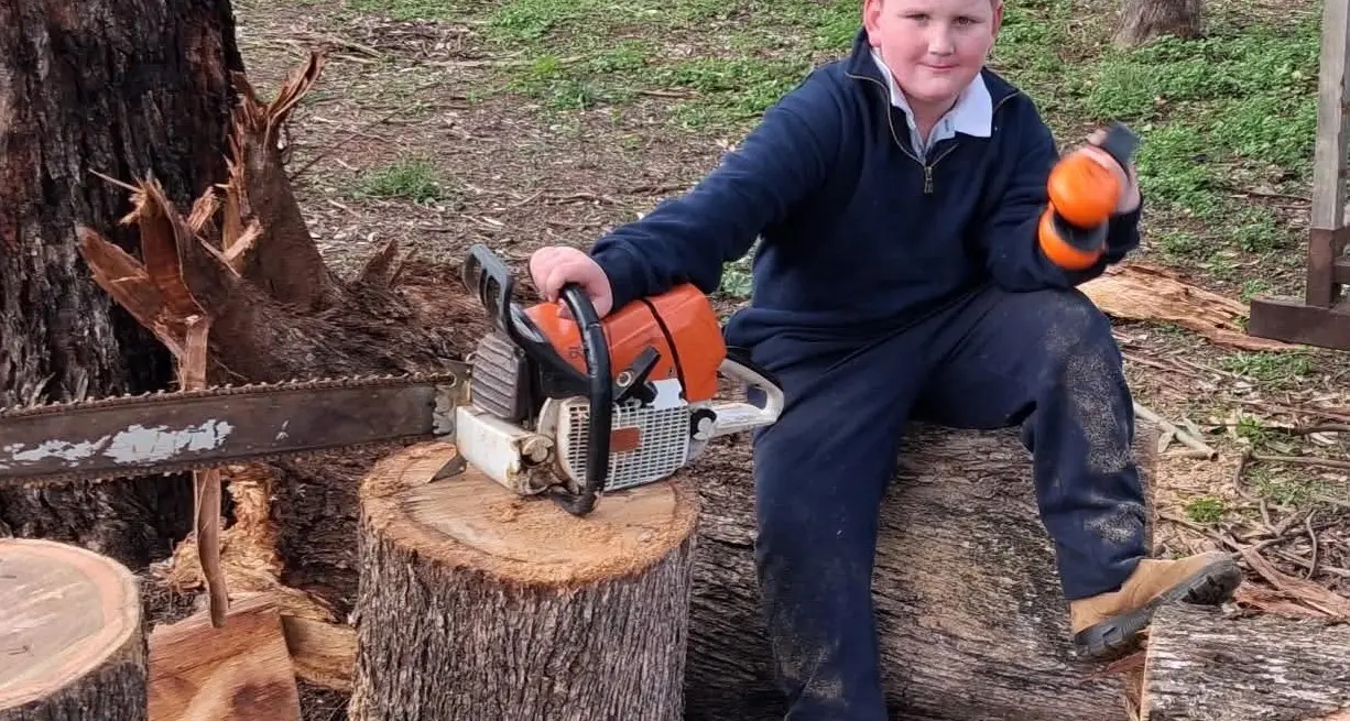 Youngest member shows community spirit