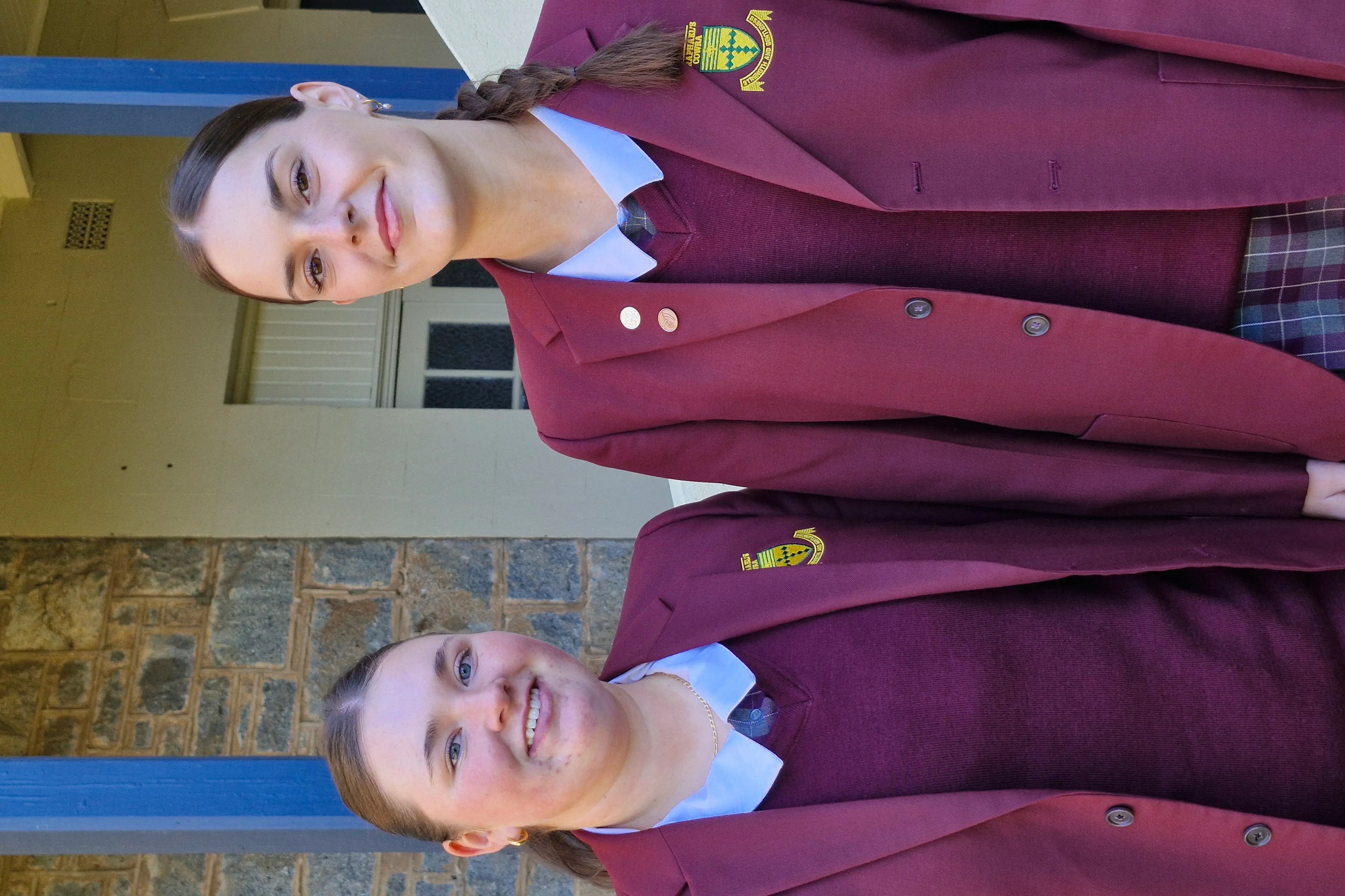 <p>St Raphael\\u2019s Catholic School School Captains for 2027 - Emma Haslam and Sophie Phelan.</p>\\n