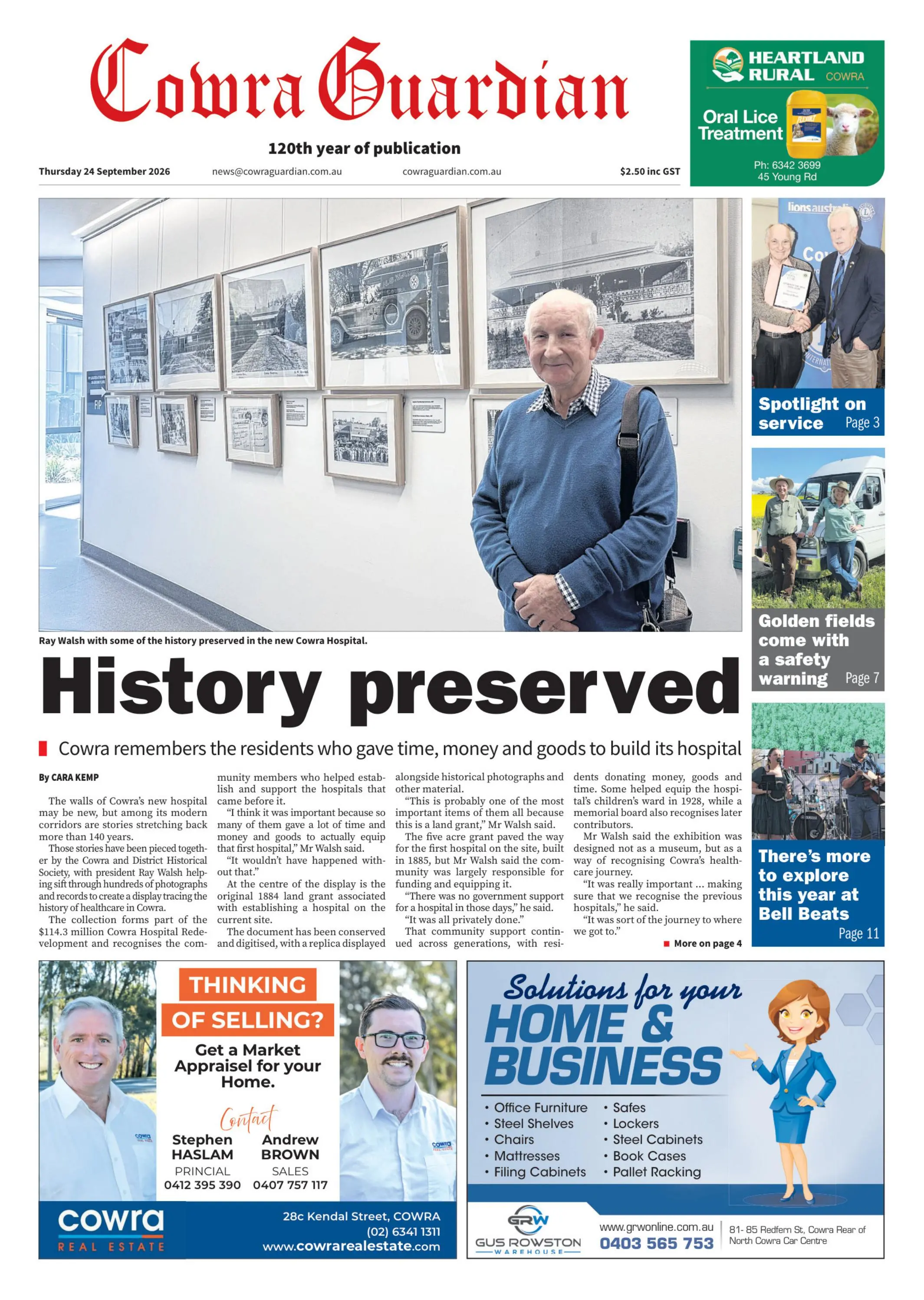 Cowra Guardian, Thursday, 24 September, 2026