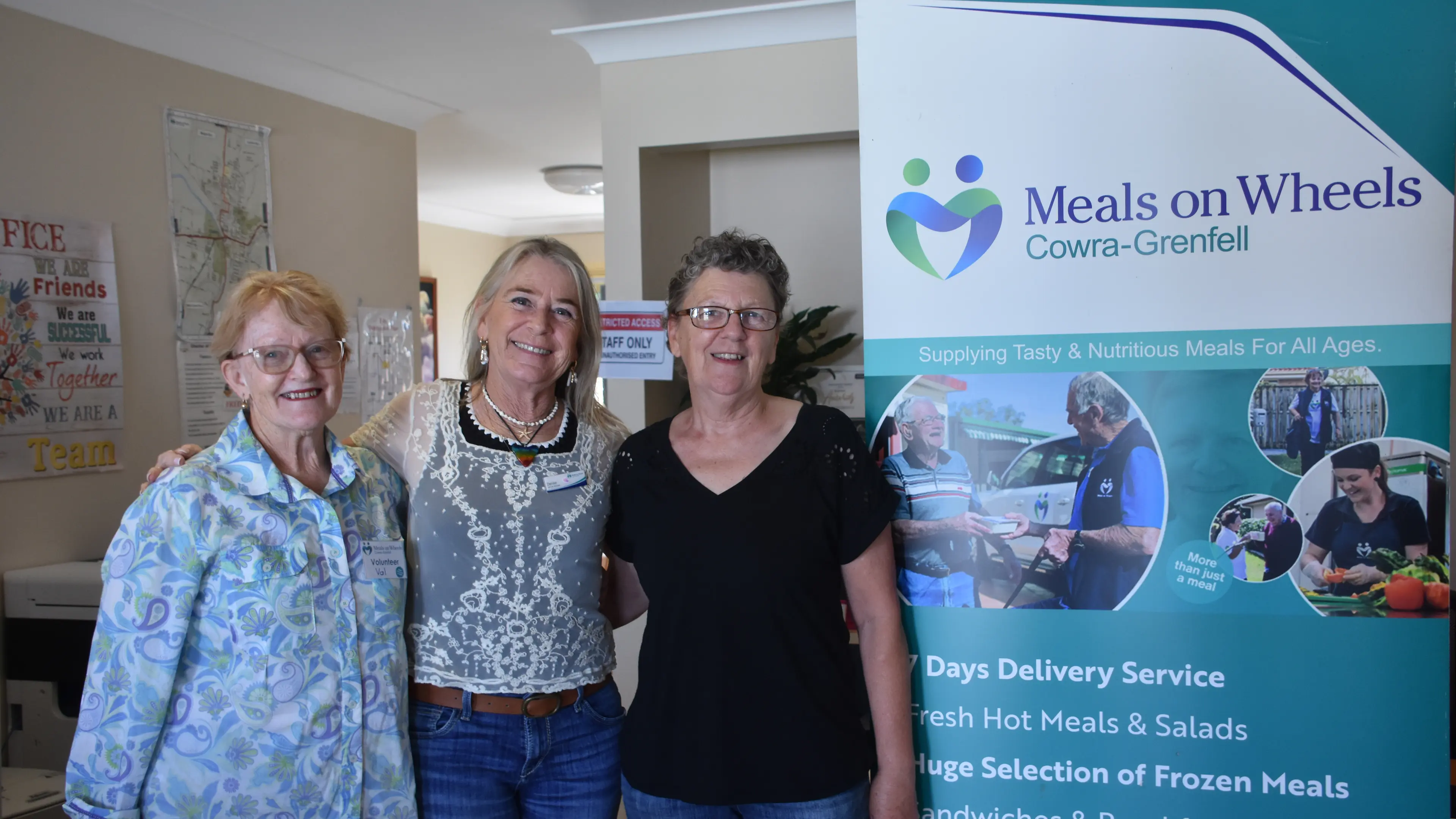 Volunteers serve care and connection