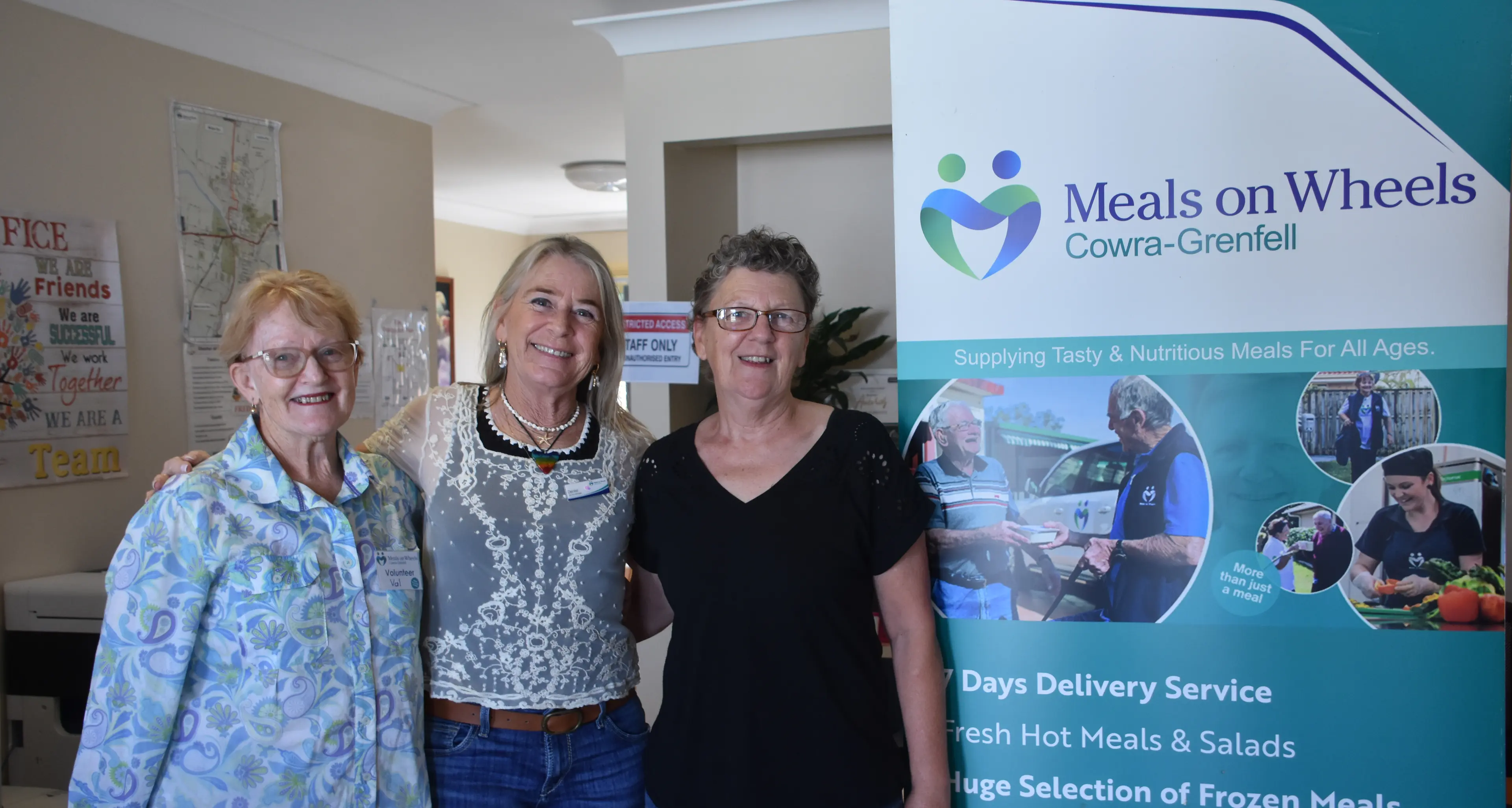 Volunteers serve care and connection