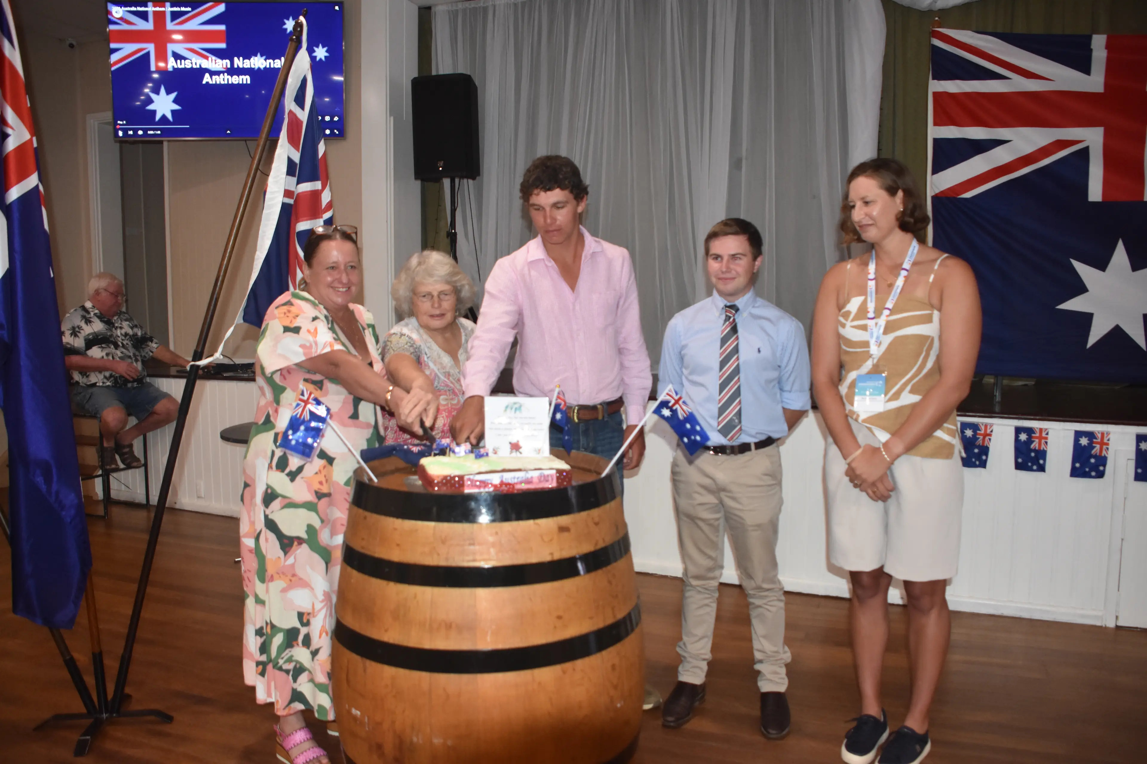 <p>Canowindra Australia Day Award winners Jack Smyth, Youth of the Year; Jacquelyn Dredge, Community Person of the Year; and representatives from the Canowindra Pastoral, Agricultural and Horticultural Show Ladies Auxiliary, named Community Group of the Year, following the 2026 Australia Day celebrations.</p>\\n