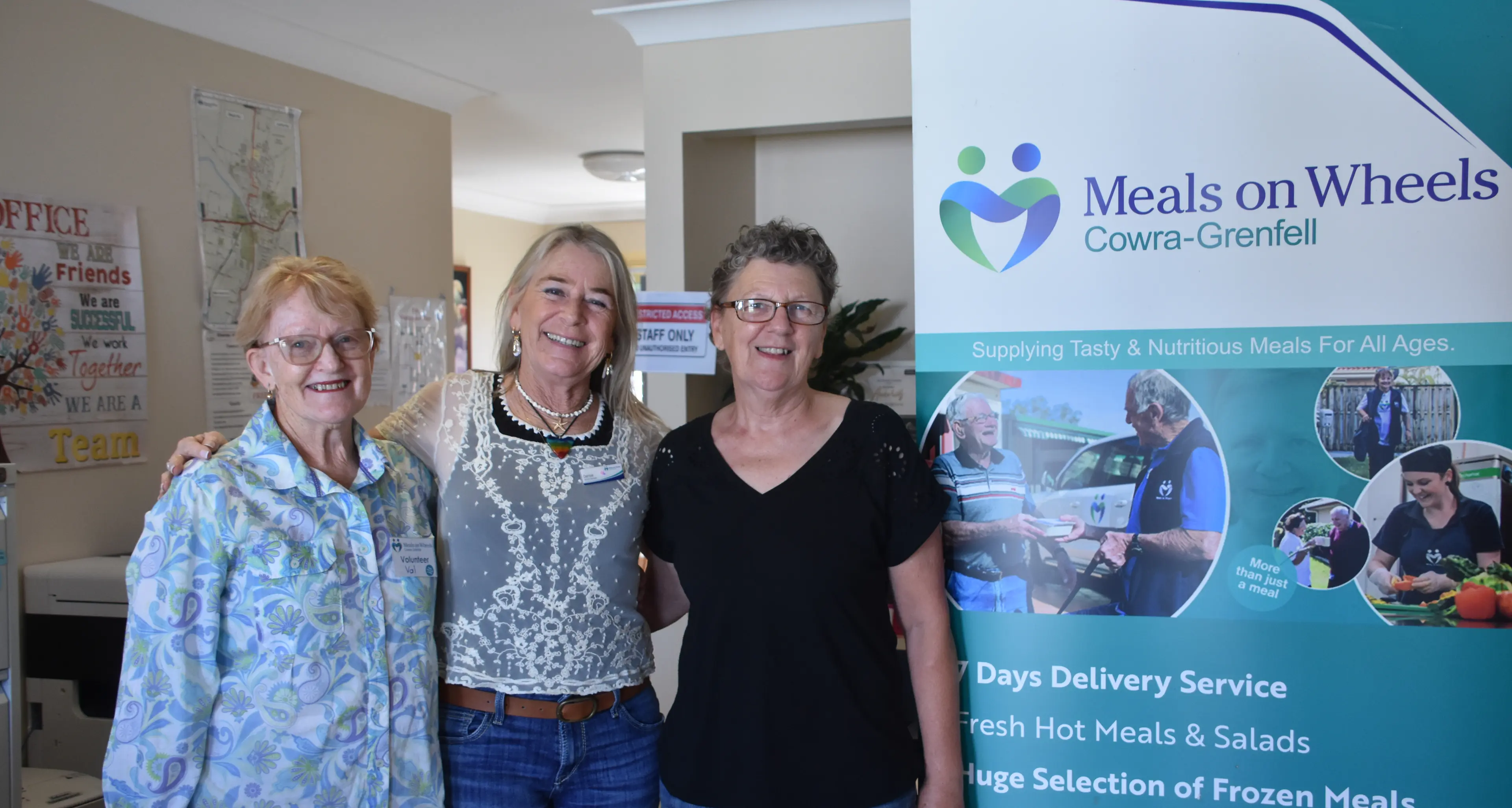 Volunteers serve care and connection