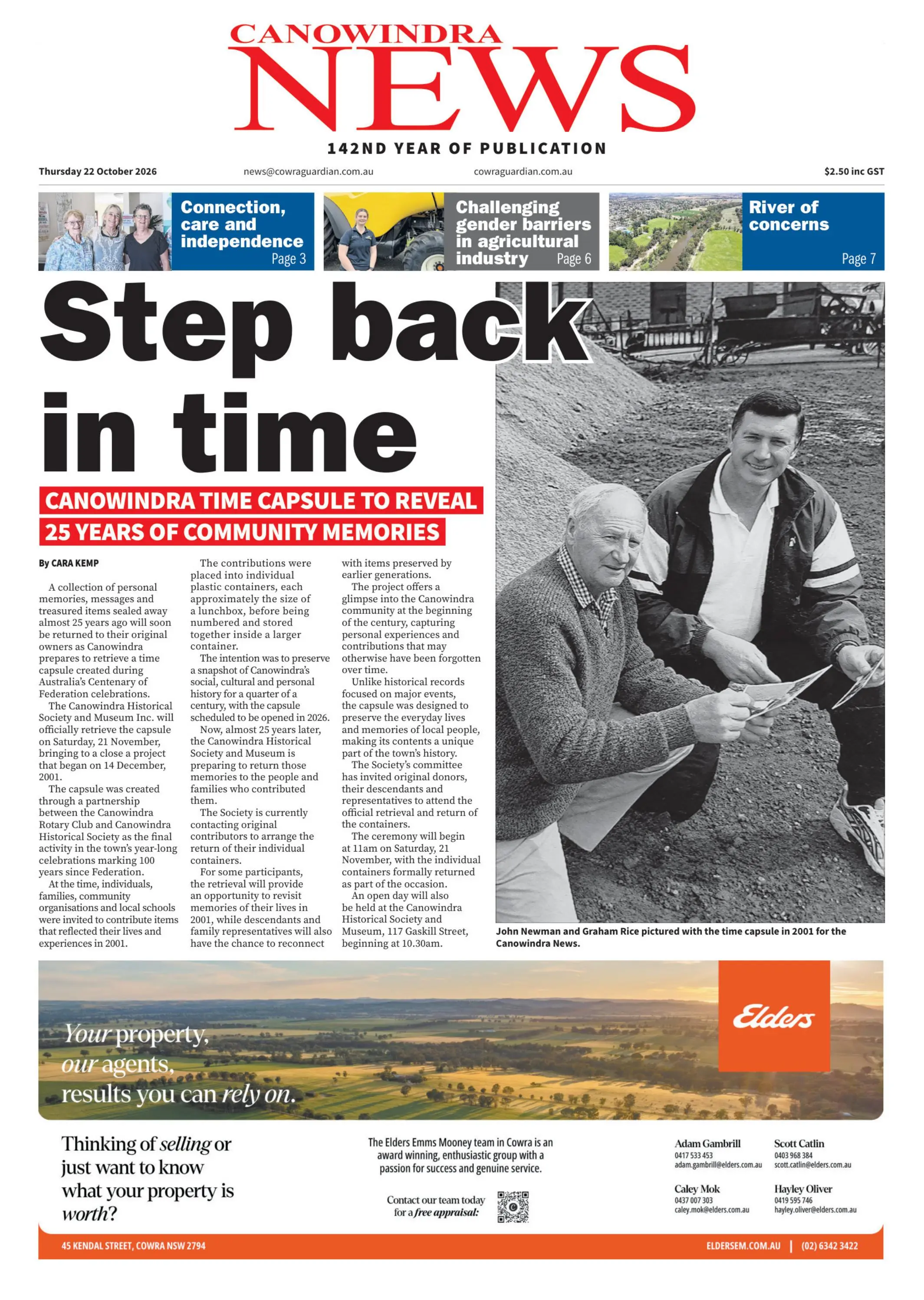 Canowindra News, Thursday, 22 October, 2026