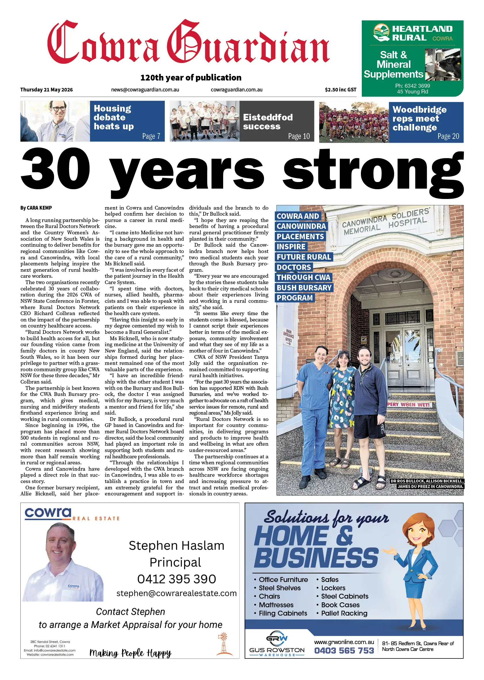 Cowra Guardian, Thursday 21 May 2026