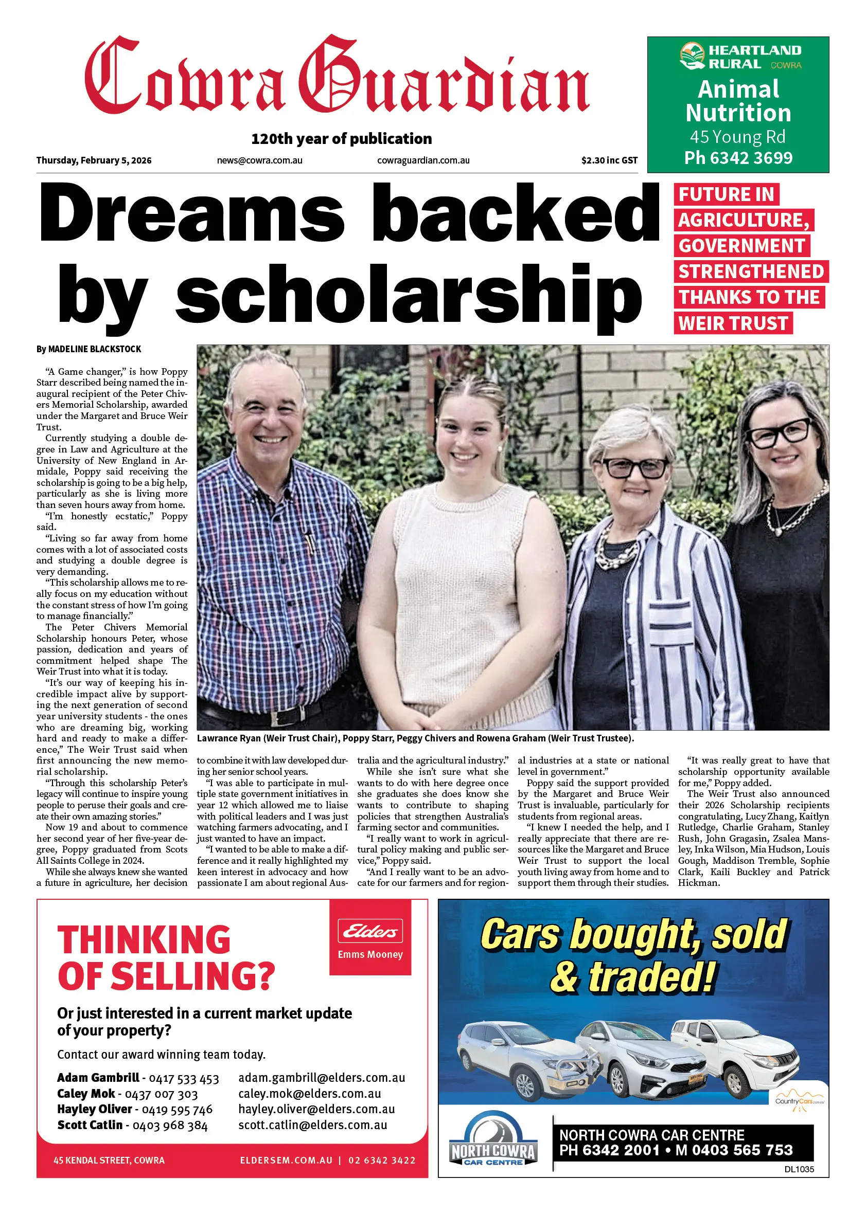 Cowra Guardian, Thursday, February 5, 2026