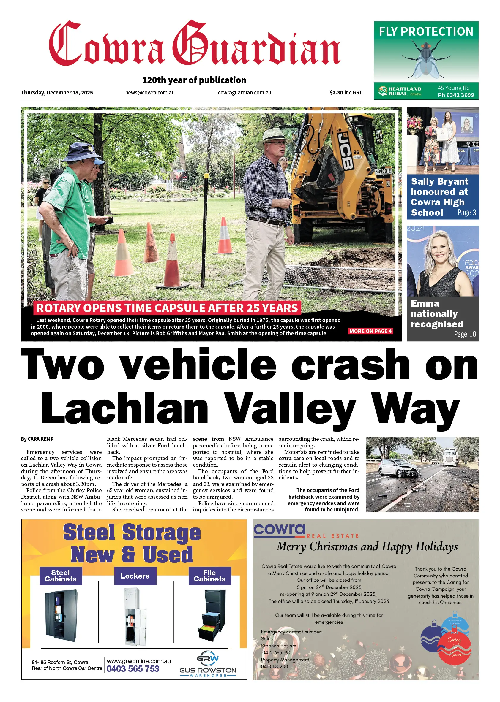 Cowra Guardian, Thursday, December 18, 2025