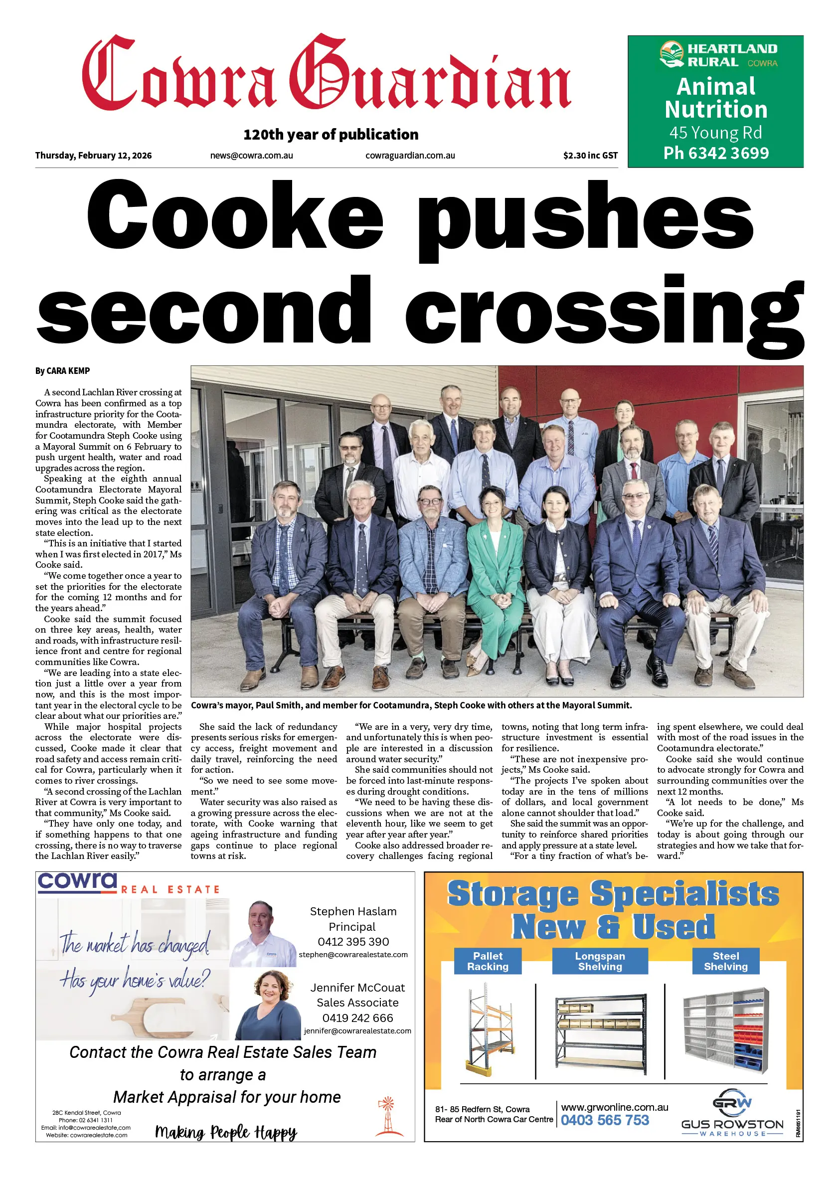 Cowra Guardian, Thursday, February 12, 2026