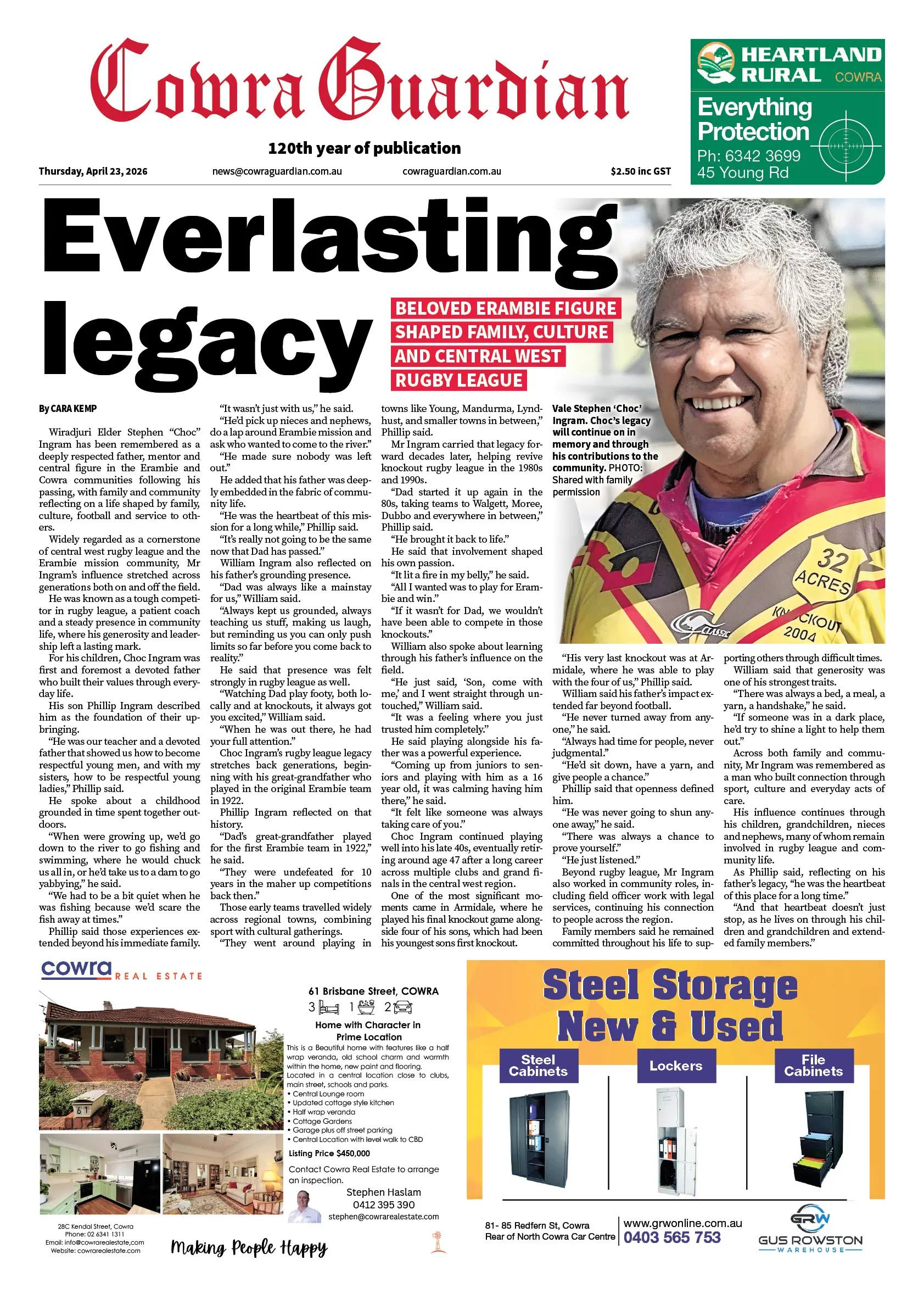 Cowra Guardian, Thursday, April 23, 2026