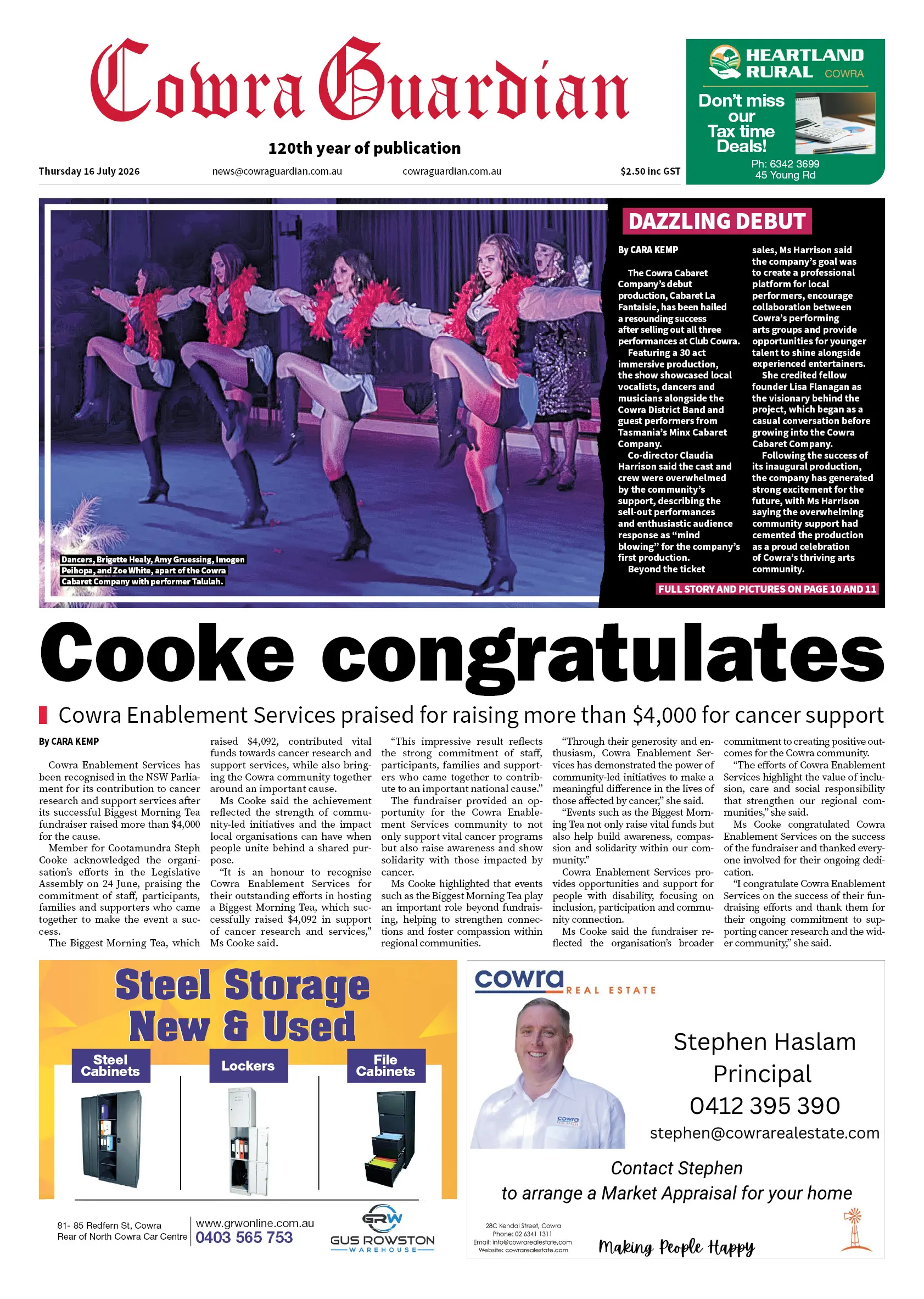 Cowra Guardian, Thursday 16 July 2026