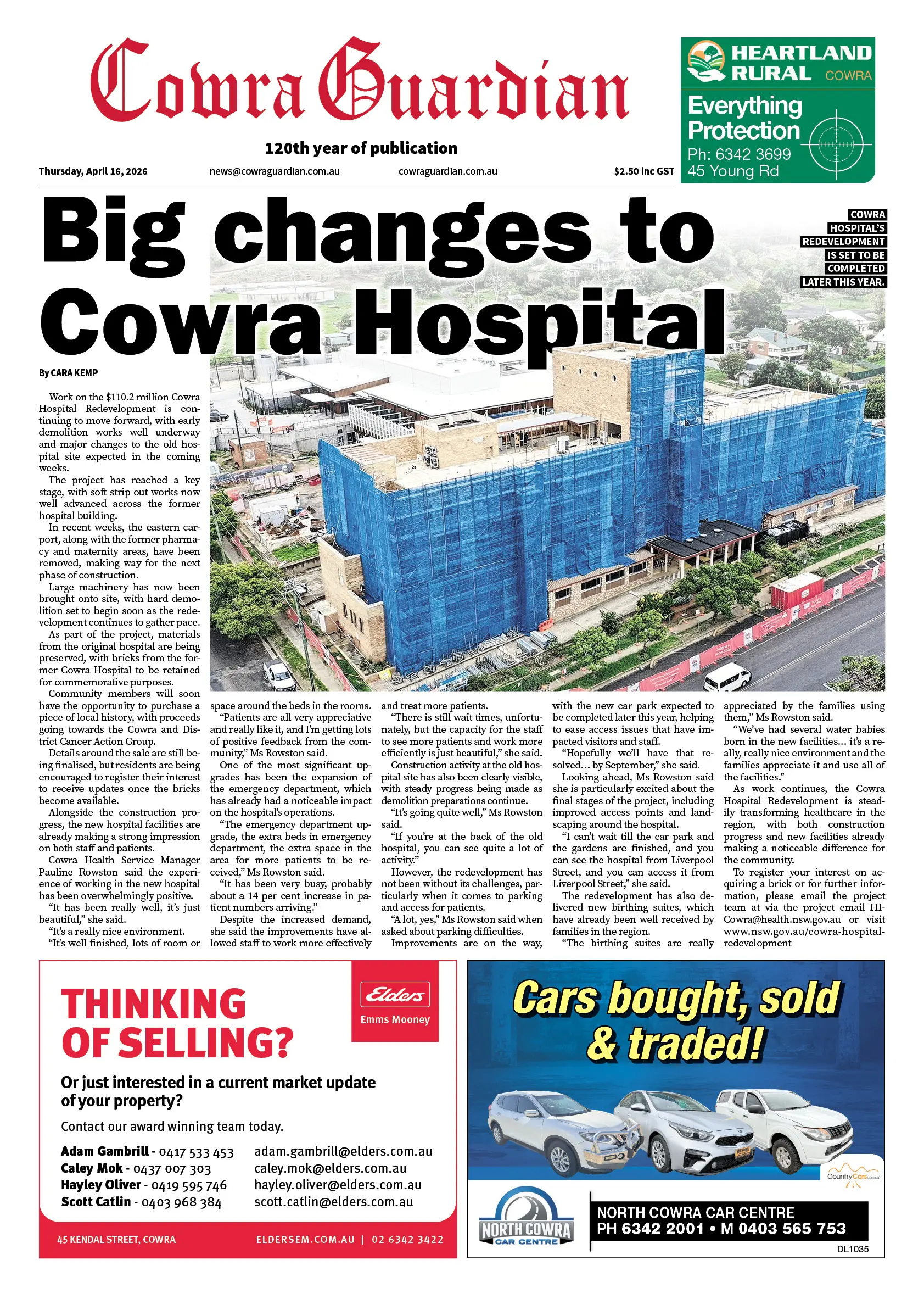 Cowra Guardian, Thursday, April 16, 2026